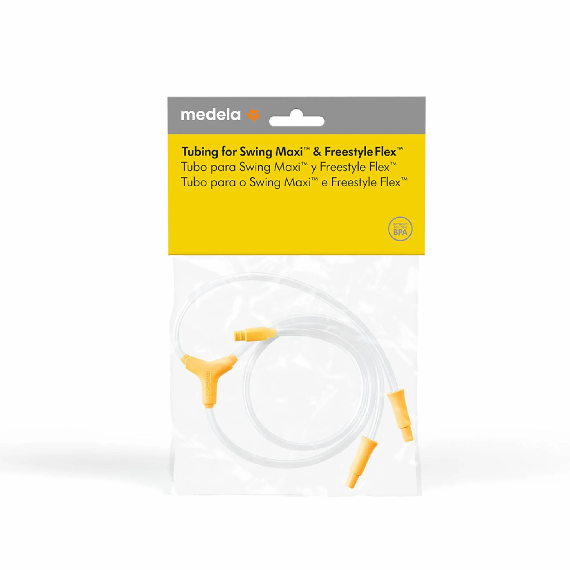 Medela 101041915 Przewody Laktatora, Przezroczysty/Żółty