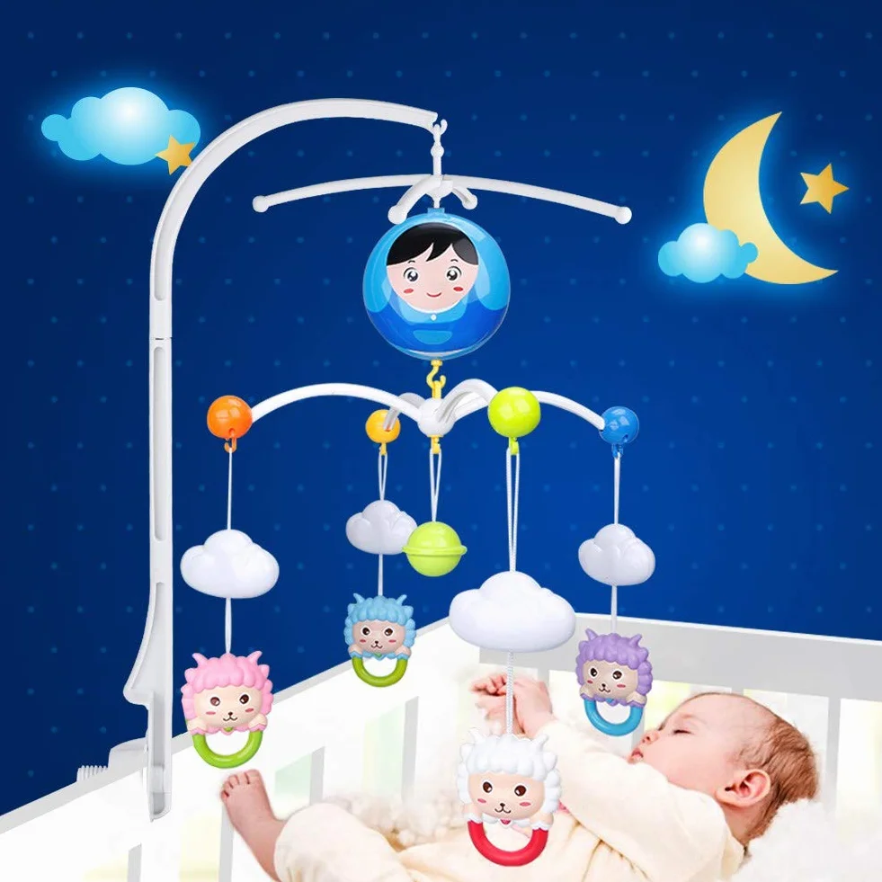 Kinderbett Glocke Halterung TOPINCN Spieluhr Arm Halter Halterung Wind-up Stent Set Mobile Spielzeug Dekoration Hängen