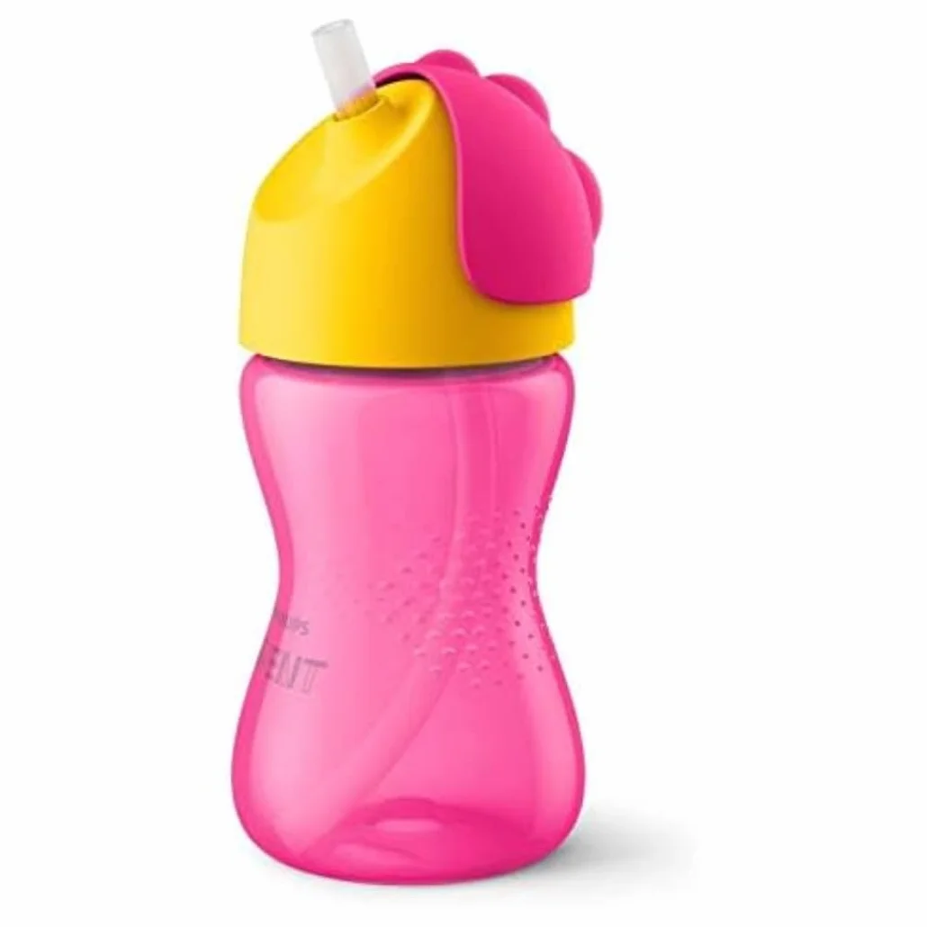 Philips Avent Sippy Cup dla niemowląt i małych dzieci, wolny od BPA, 300 ml,różowy/pomarańczowy (model SCF798/02)