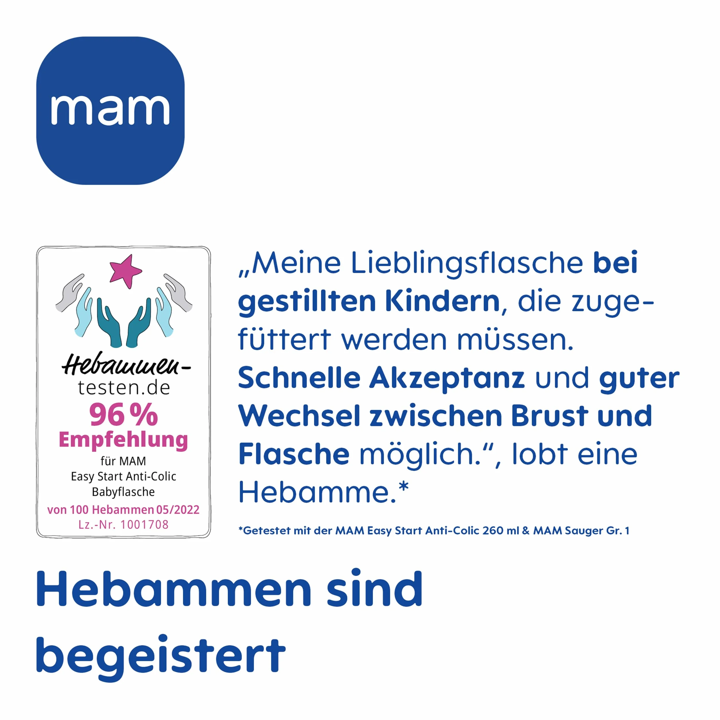 MAM Easy Start Anti-Colic butelka dla niemowląt (160 ml), wyjątkowo dobrze akceptowana butelka na mleko, butelka na napoje dla niemowląt z zaworem dolnym przeciwko kolce i ssaniu, rozmiar 1, 0+