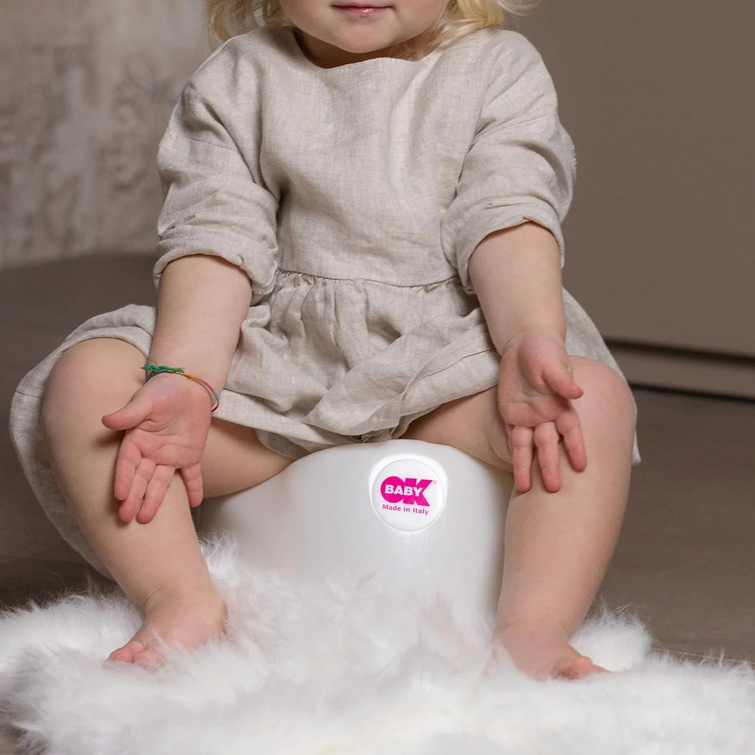 OK Baby N37097230X Relax – klasyczny nocnik do pierwszego treningu toalety, turkusowy