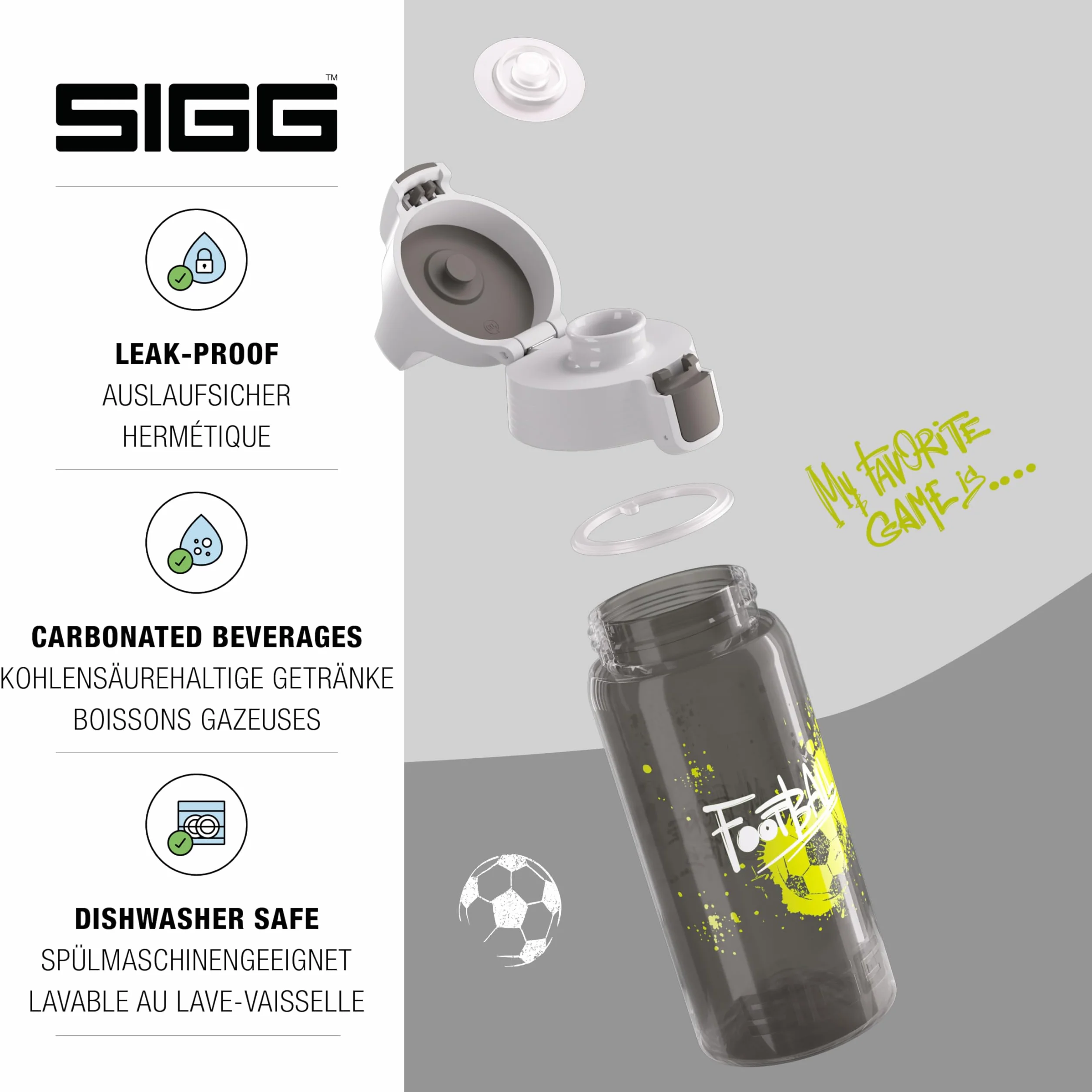 Sigg Viva One Butelka na Wodę, Wielokolorowy, 0.5 L