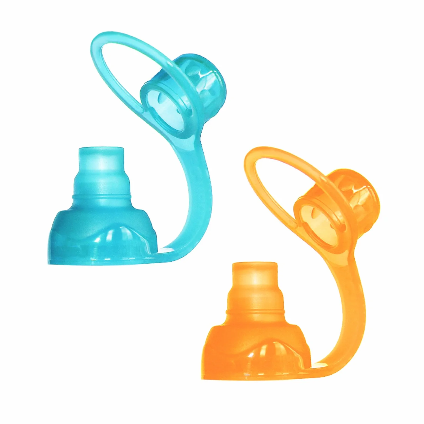 ChooMee SoftSip Food Pouch Tops | 100% Silicone | 2 CT