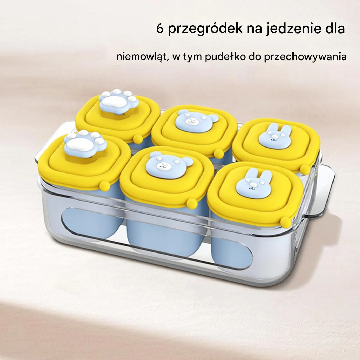 Baby Food Freezer Tray, Foods Storage Mold, 1.97x1.97x2.36 inches Textures Breastmilk Organizer Container, Dishwasher Safe, Silicone Tray for Homemade Purees and Breast Milk Use