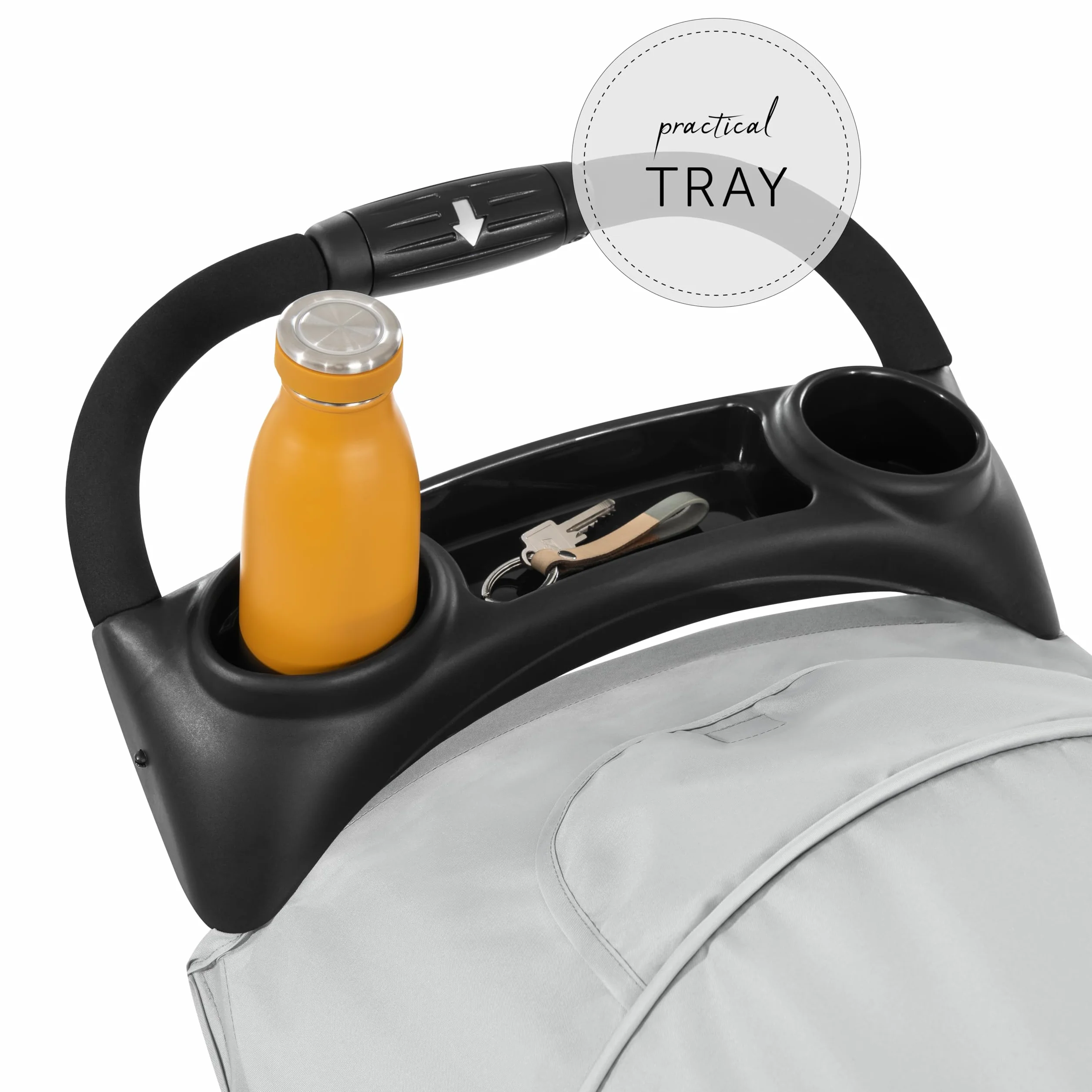 Hauck Citi Neo 3 wózek trójkołowy do 25 kg z pozycją leżącą od narodzin, składany do minimum, mechanizm jednoręcznego składania, 3 koła, ultralekki, tylko 7,5 kg, 2 umocowania do napojów