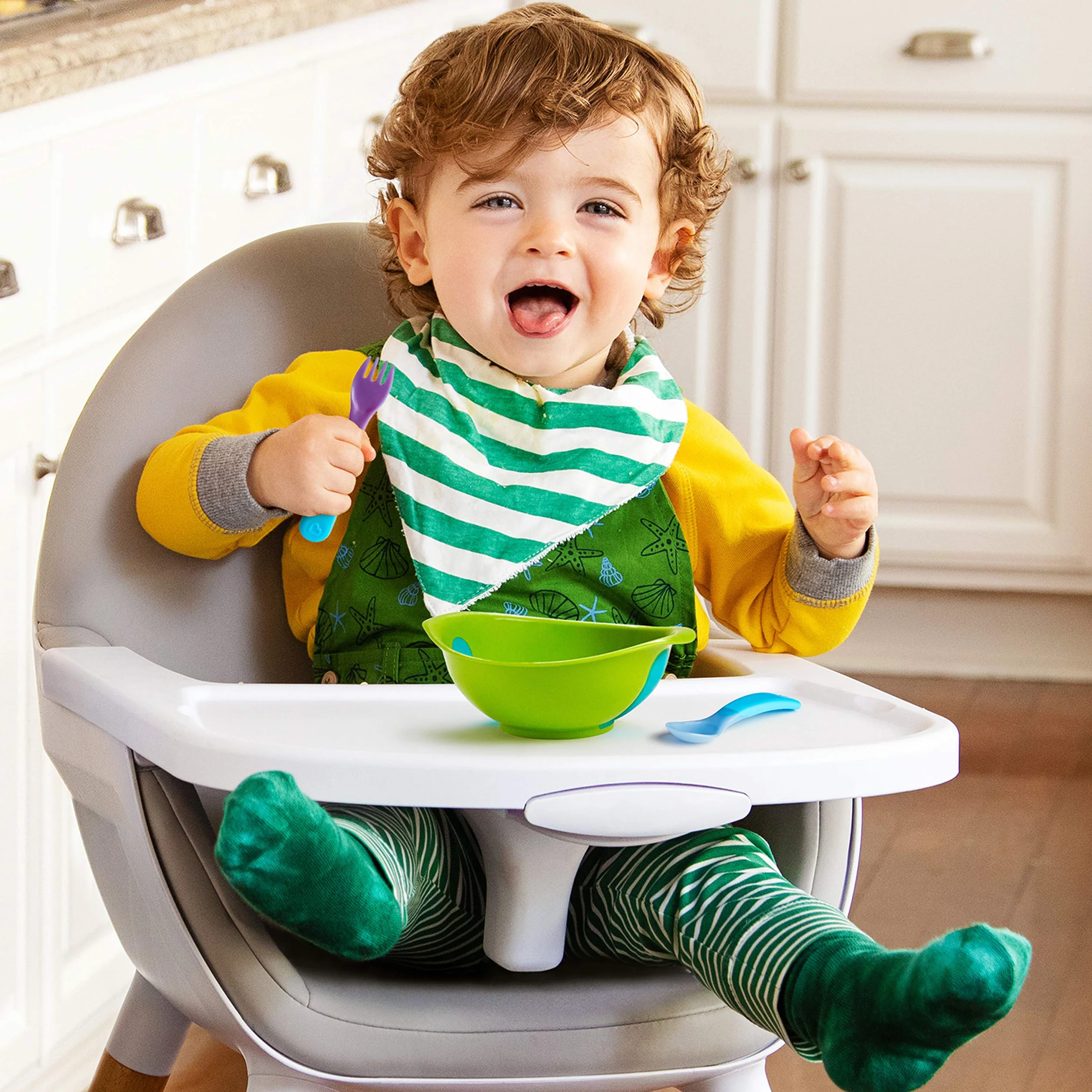 Munchkin Colour Change Toddler Forks and Spoons, Pack of 6