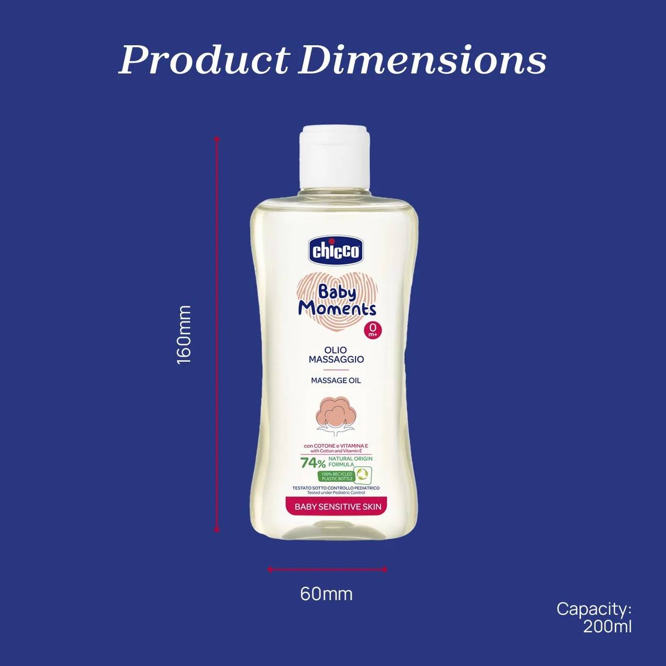 Chicco Oliwka do Masażu dla Dzieci 200 ml