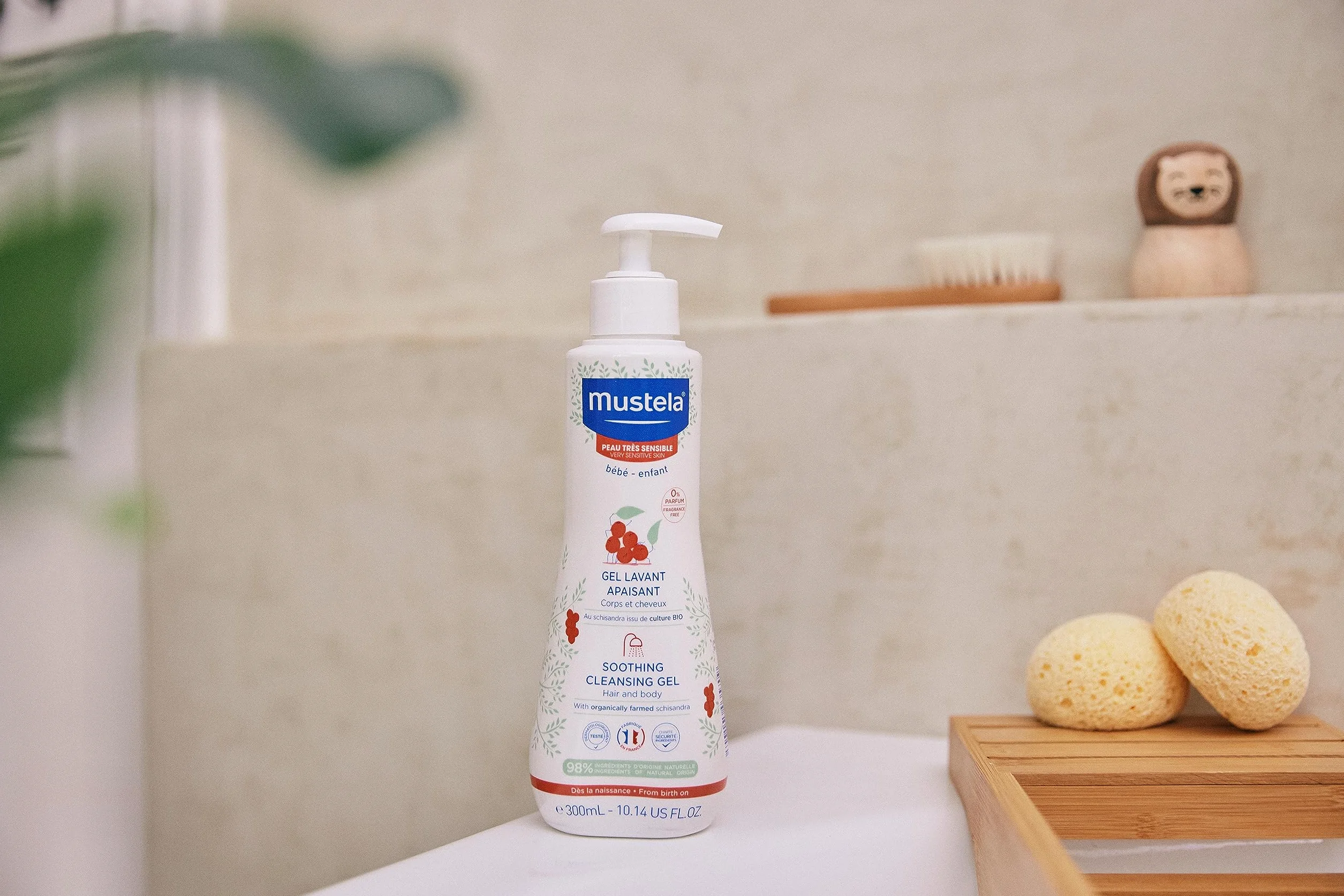 Mustela PIELES MUY SENSIBLES Gel de Baño Confort 300 ml (3504105029937)