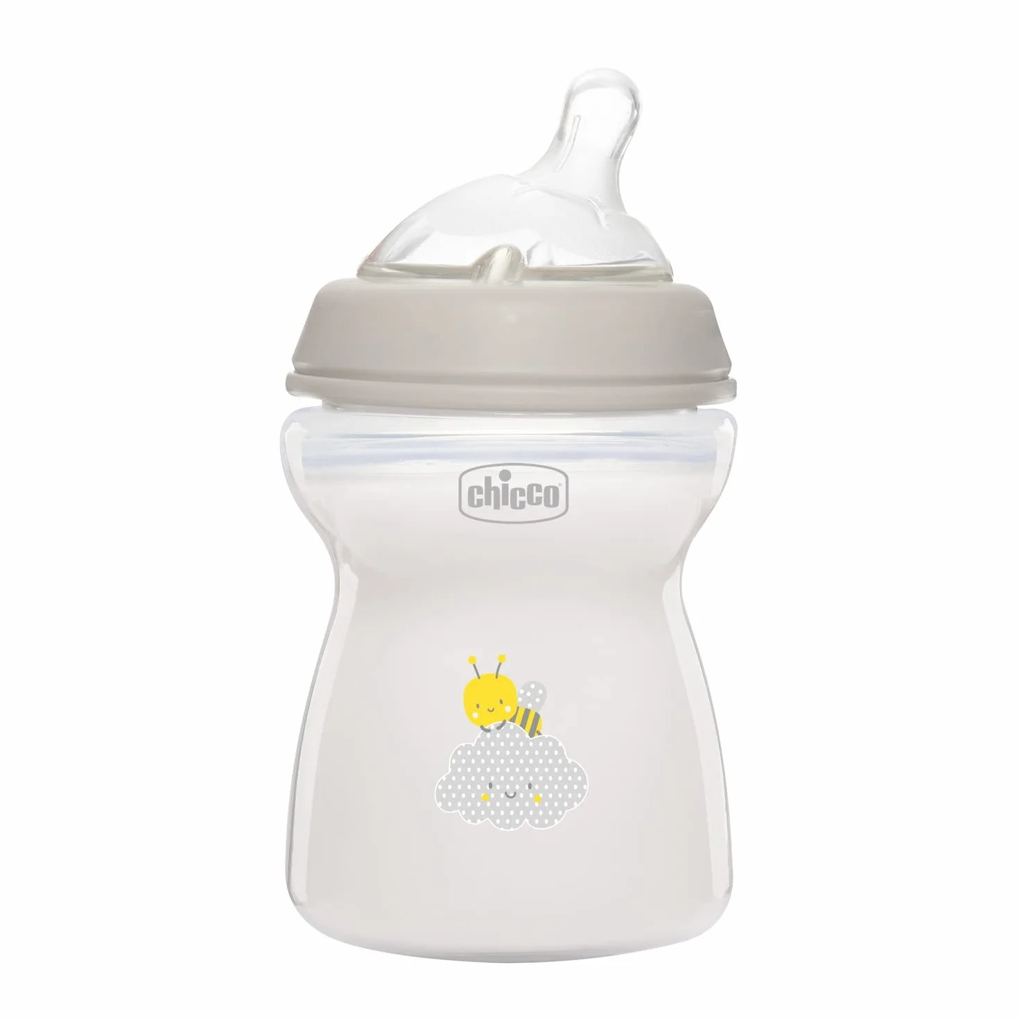 Chicco Zestaw startowy, butelka 3 w 1 ze sterylizatorem elektrycznym i podgrzewaczem do butelek, w zestawie 3 butelki Natural Feeling, biała, przezroczysta, żółta