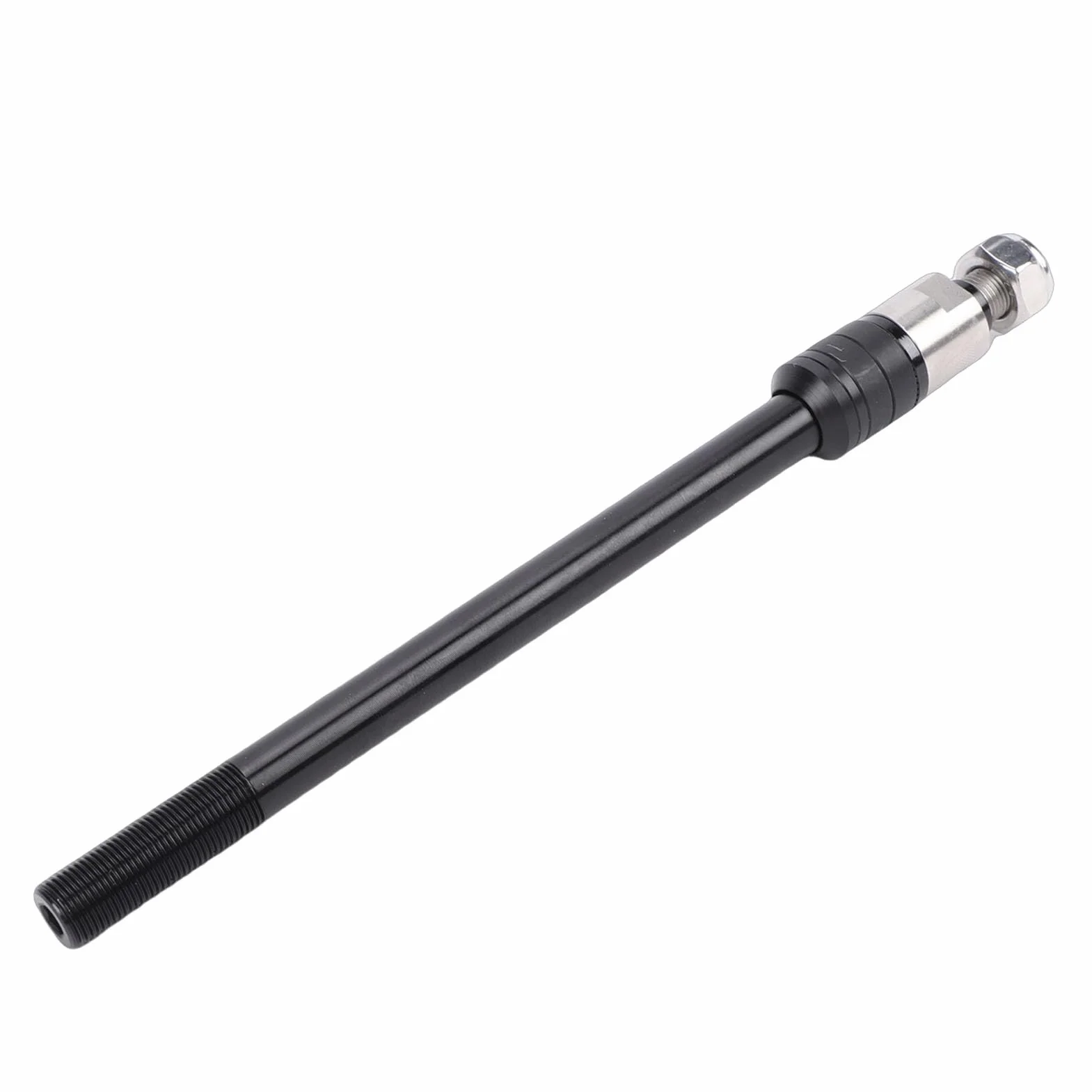 Jiawu Oś Przelotowa do Przyczepki Rowerowej, Regulowany wał ze Stopu Aluminium ze Stali Nierdzewnej, Adapter Osi Przelotowej, Adapter do Zaczepu Przyczepki Rowerowej Rowerów Szosowych i Górskich 135