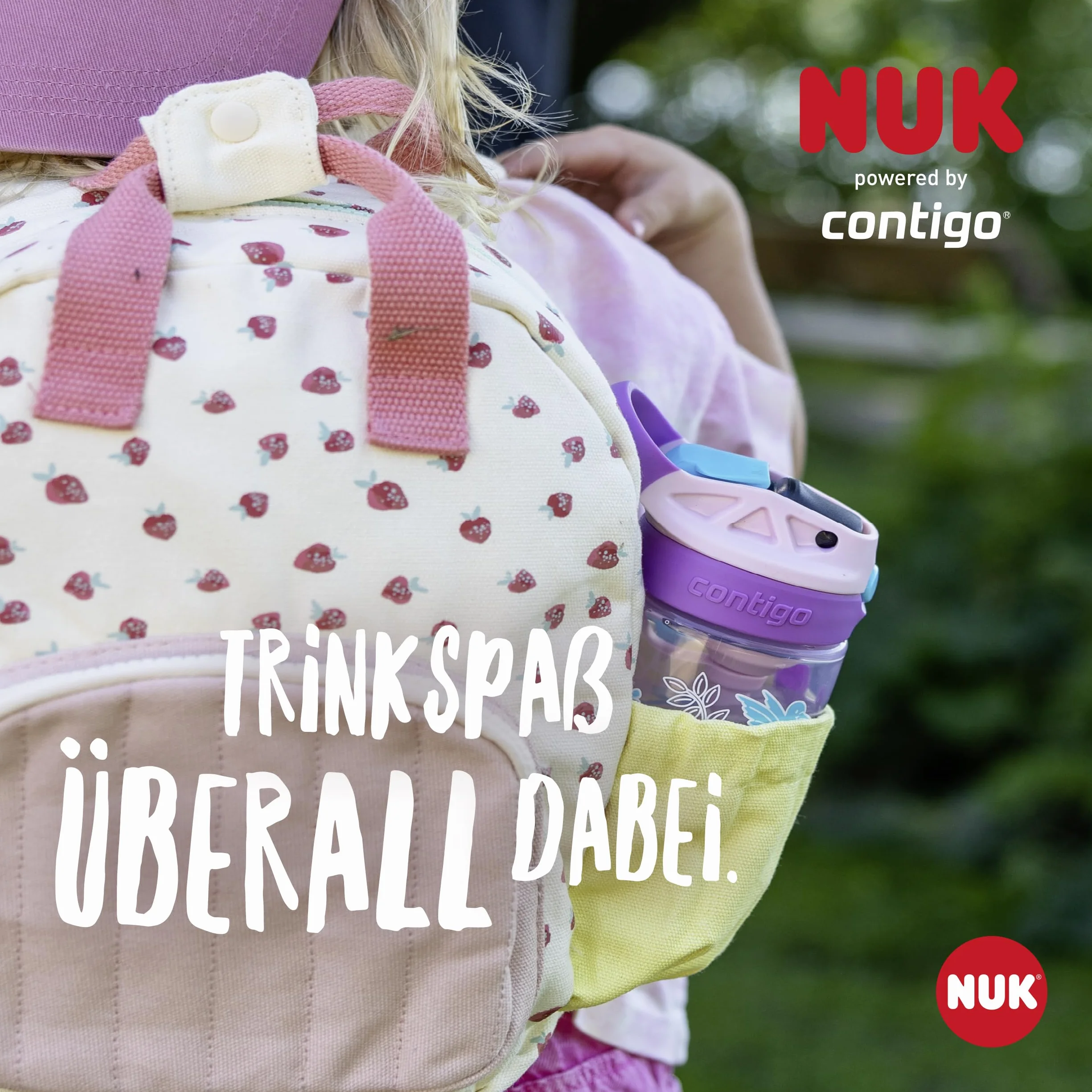 NUK By Contigo Easy Straw Cup butelka do picia ze słomką dla dzieci (od 4 lat) | wyprodukowana z wytrzymałego tritanu | nie zawiera BPA | nadaje się do mycia w zmywarce | 420 ml | dinozaur