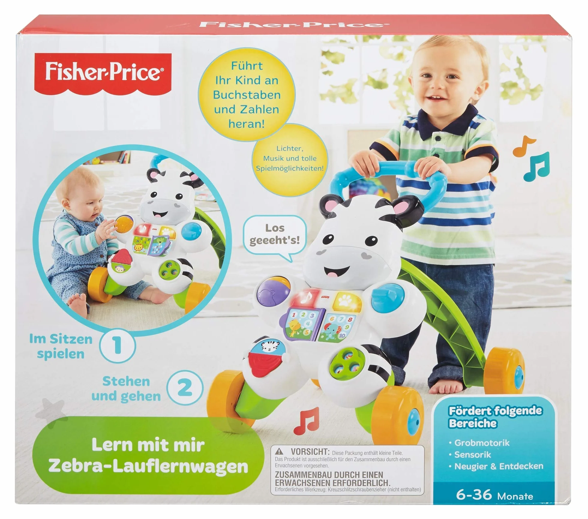 Fisher-Price HBW56 zebra Walker-GE
