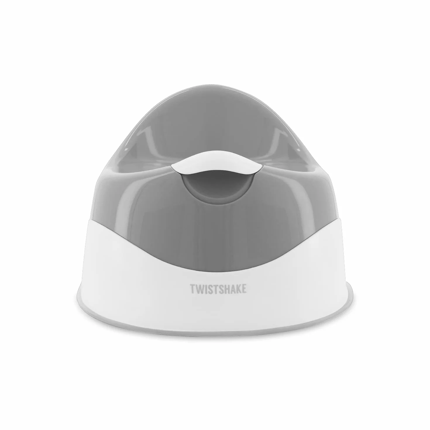 Twistshake Nocnik Dziecięcy ze stali nierdzewnej | Lekki, przenośny i łatwy do czyszczenia | Ergonomiczny design dla wygody dziecka | Treningowy nocnik dla niemowląt | Biało-szary
