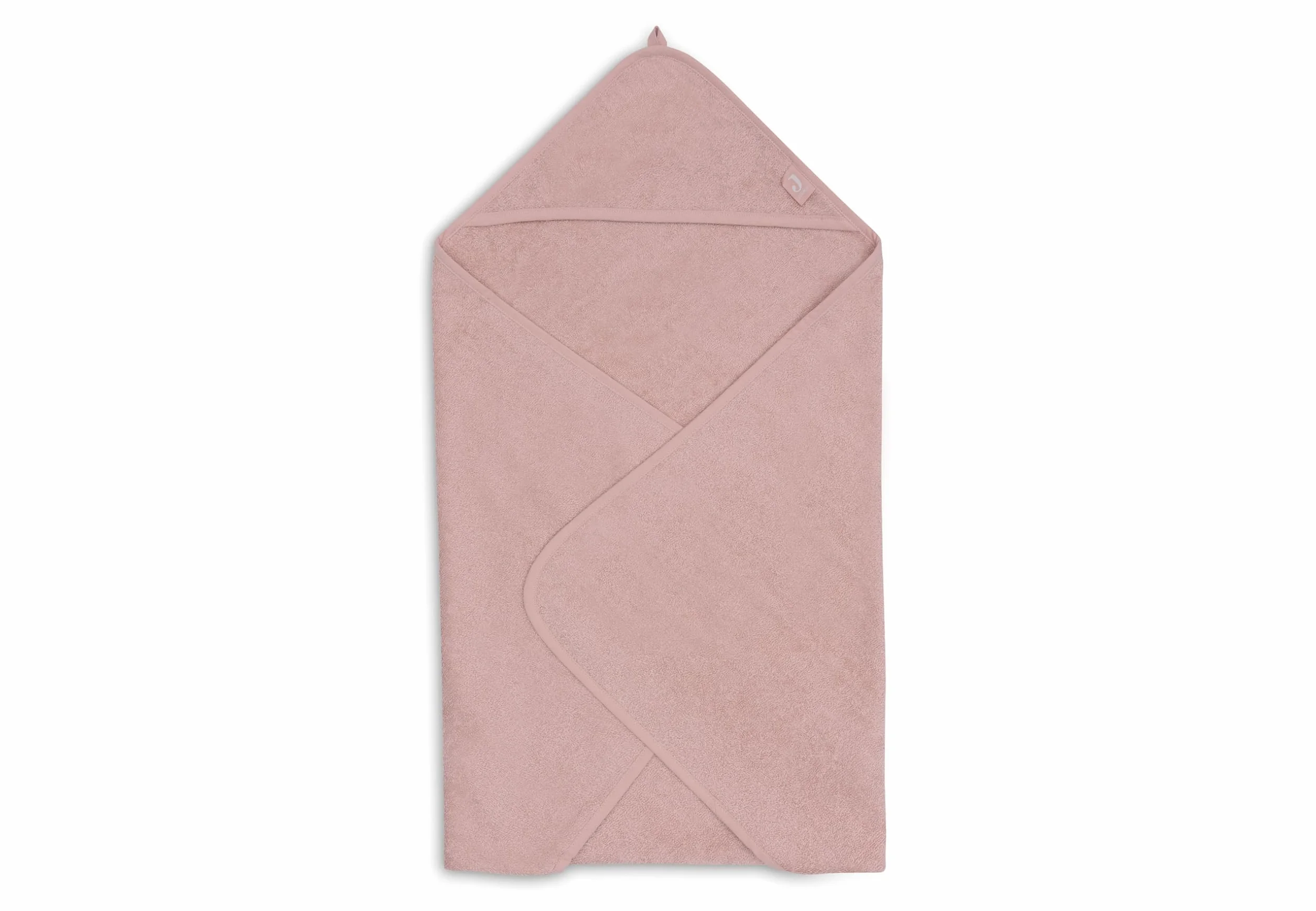 Jollein Ręcznik z kapturem dla niemowląt - frotte, Wild Rose - 100% bawełna - 75 x 75 cm - certyfikat Öko-Tex