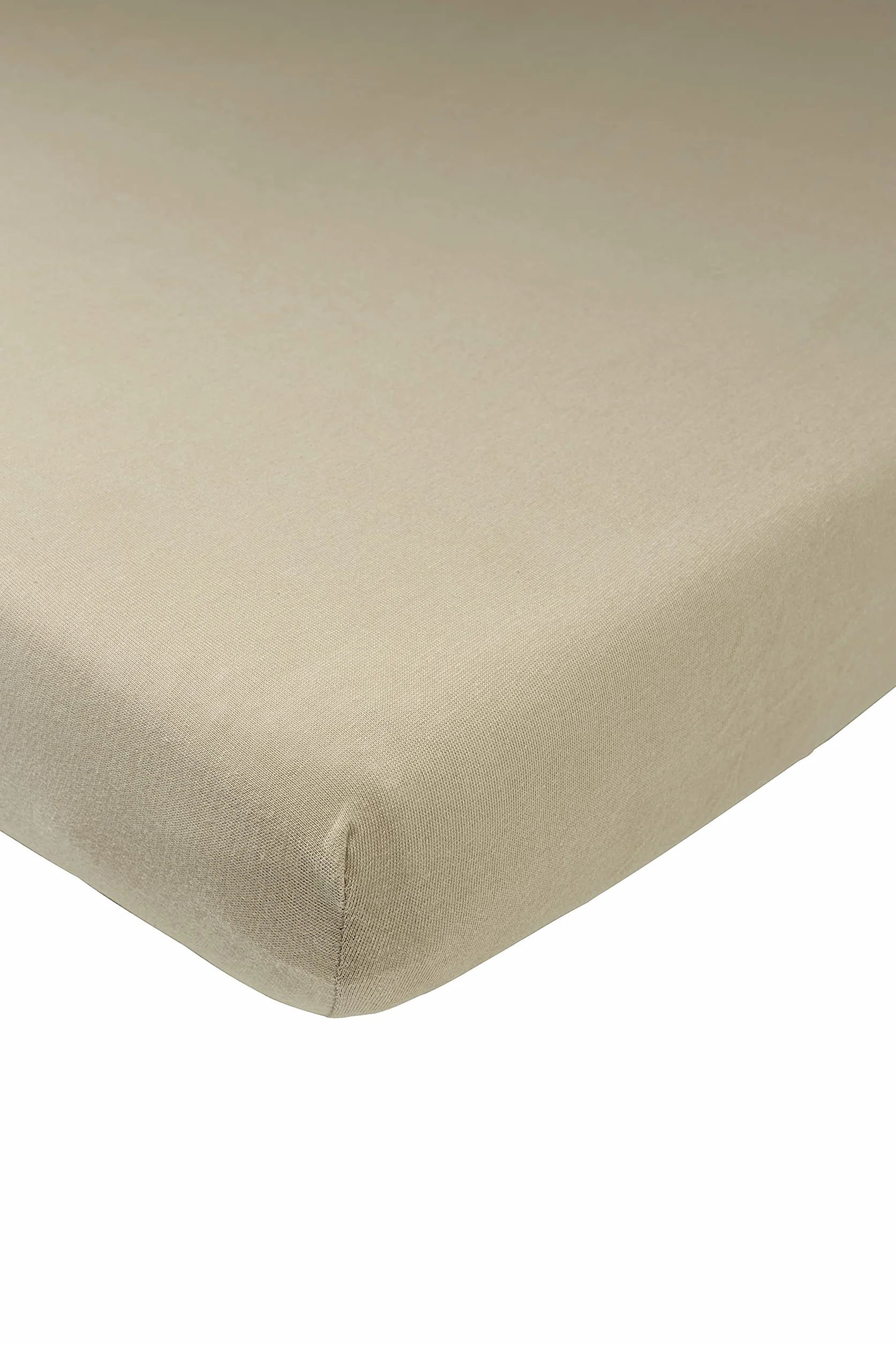 Meyco Baby Prześcieradło do Łóżeczka 50x90 cm Bawełna Jersey Taupe