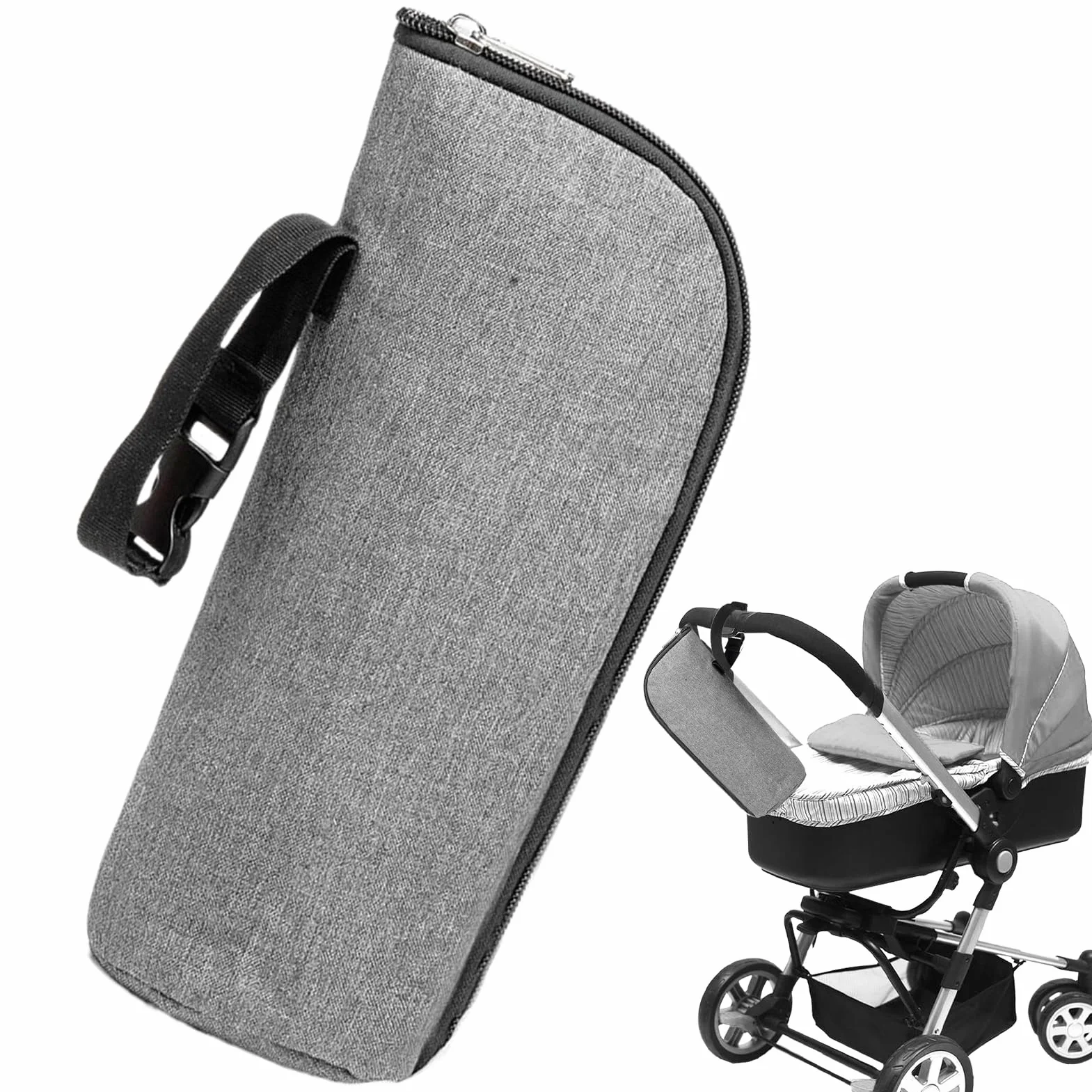 Torba chłodząca do butelek dla niemowląt | nosidełko na butelki dla niemowląt, termiczny na kubek na mleko matki rękaw do samochodu przedszkola na zewnątrz mama piknik pielęgniarstwo podróż
