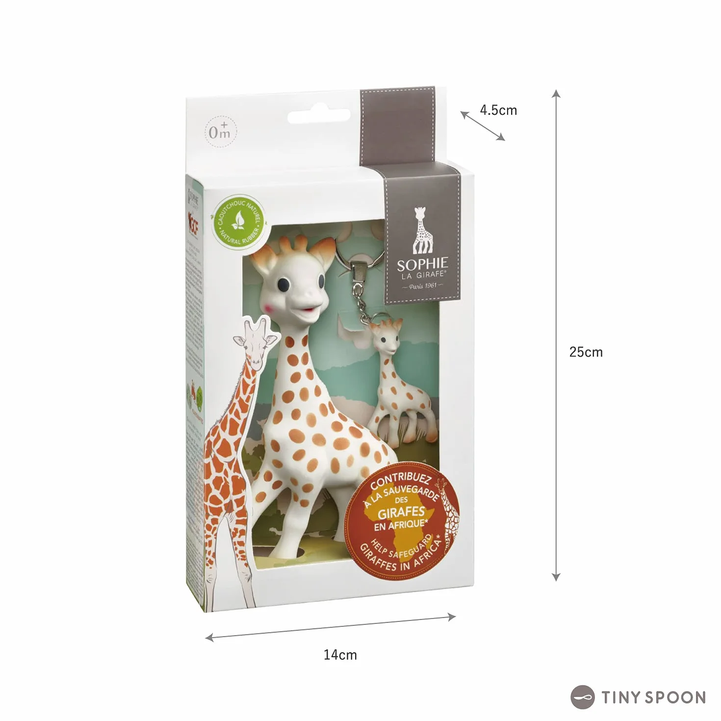 Sophie la Girafe Zestaw x GCF (Giraffe Conservation Foundation)