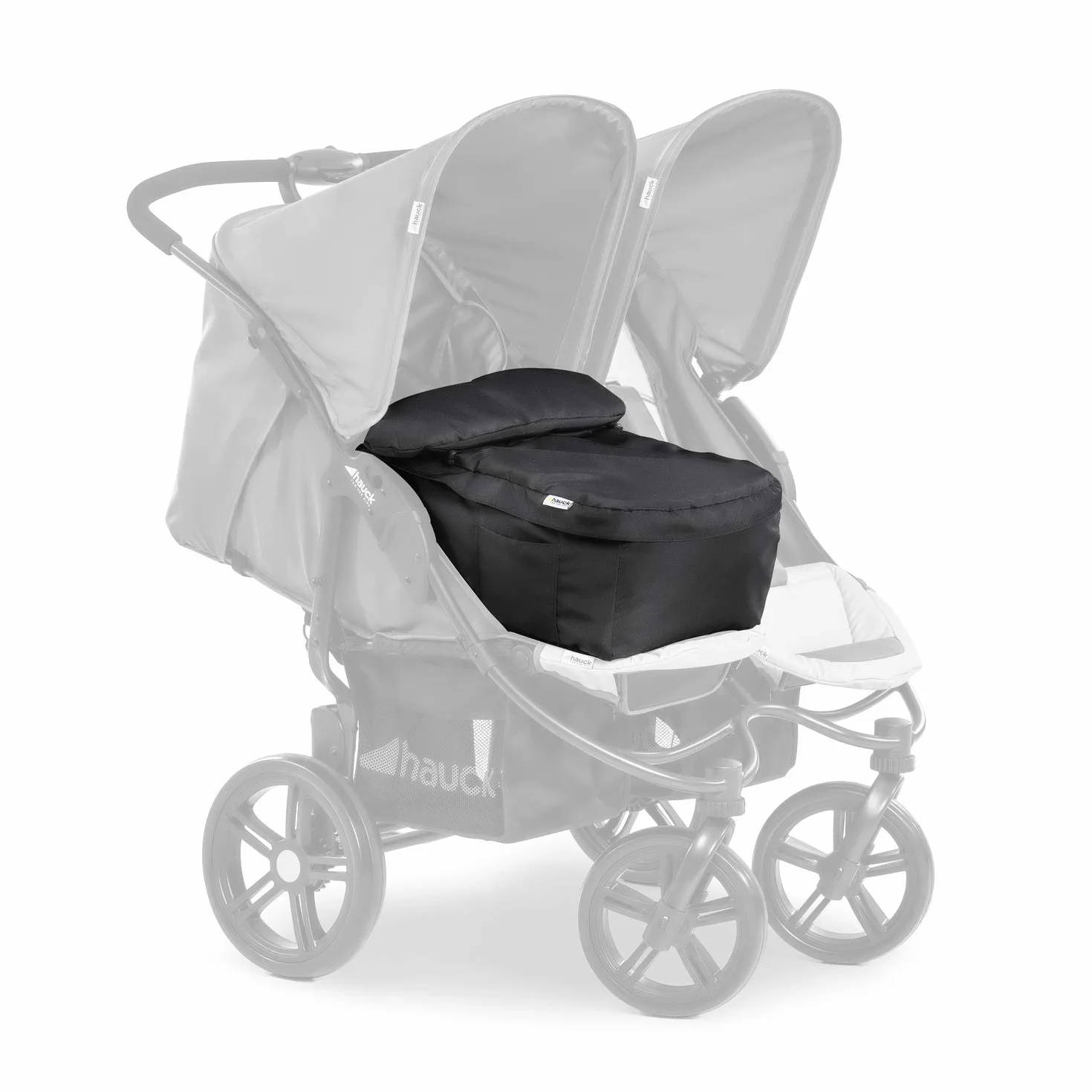 Hauck 530023 Torba do Przenoszenia 2 w 1 Przekształcana w Śpiwór, Czarny, 1 Sztuka