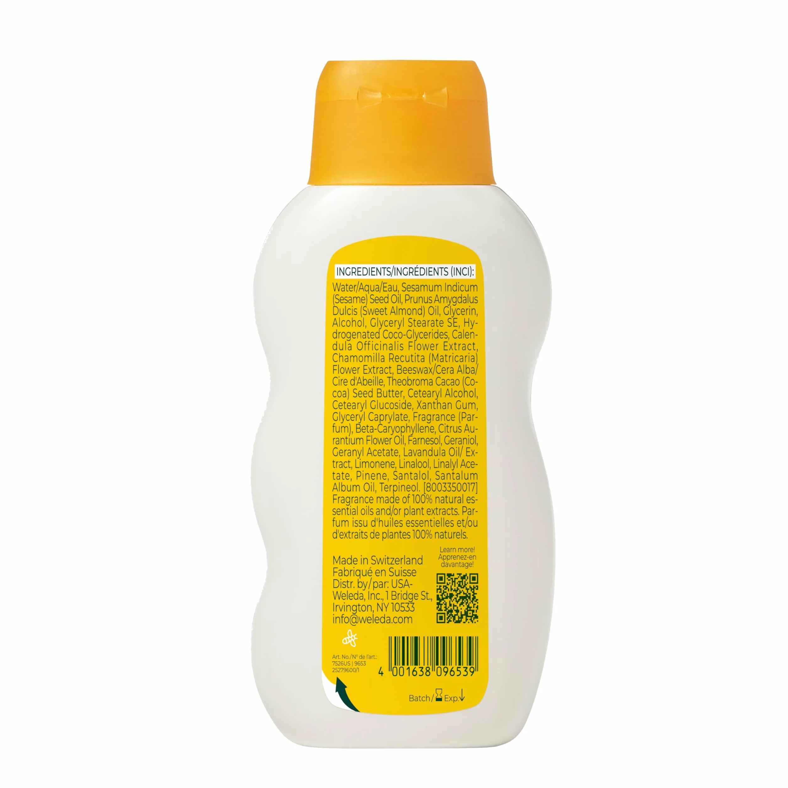 Weleda Balsam do ciała dla niemowląt, krem nawilżający z nagietka, krem nawilżający dla niemowląt, delikatna skóra, testowany dermatologicznie, delikatna ochrona, opracowany przez profesjonalistów