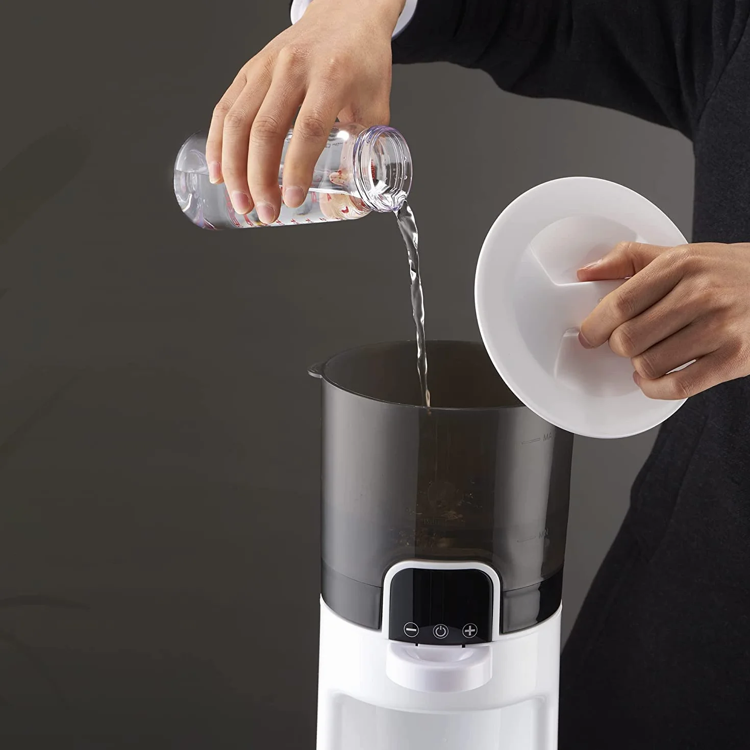 Bellababy Inteligentny podgrzewacz do butelek, podgrzewacz do butelek dla niemowląt, dozownik ciepłej wody do natychmiastowego przygotowywania butelek z formułą, wyjmowany pojemnik, łatwe czyszczenie,