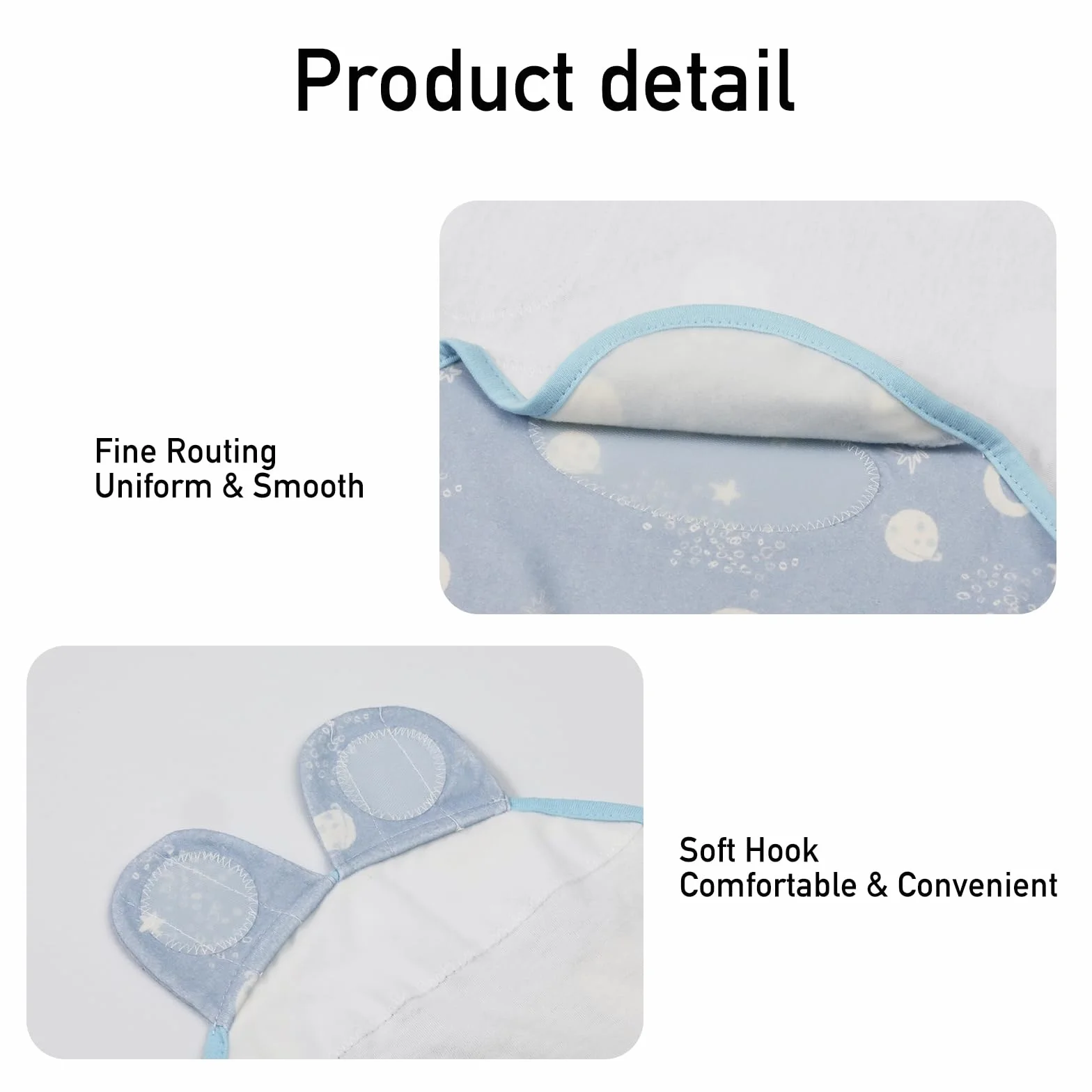GLLQUEN BABY Swaddles Otulacz niemowlęcy 0-3 miesiące, 100% organiczna bawełna śpiwory dla noworodków, Oeko-tex100 śpiwór dla małych dzieci, uniseks 3-pak otulacz (Astronauta)