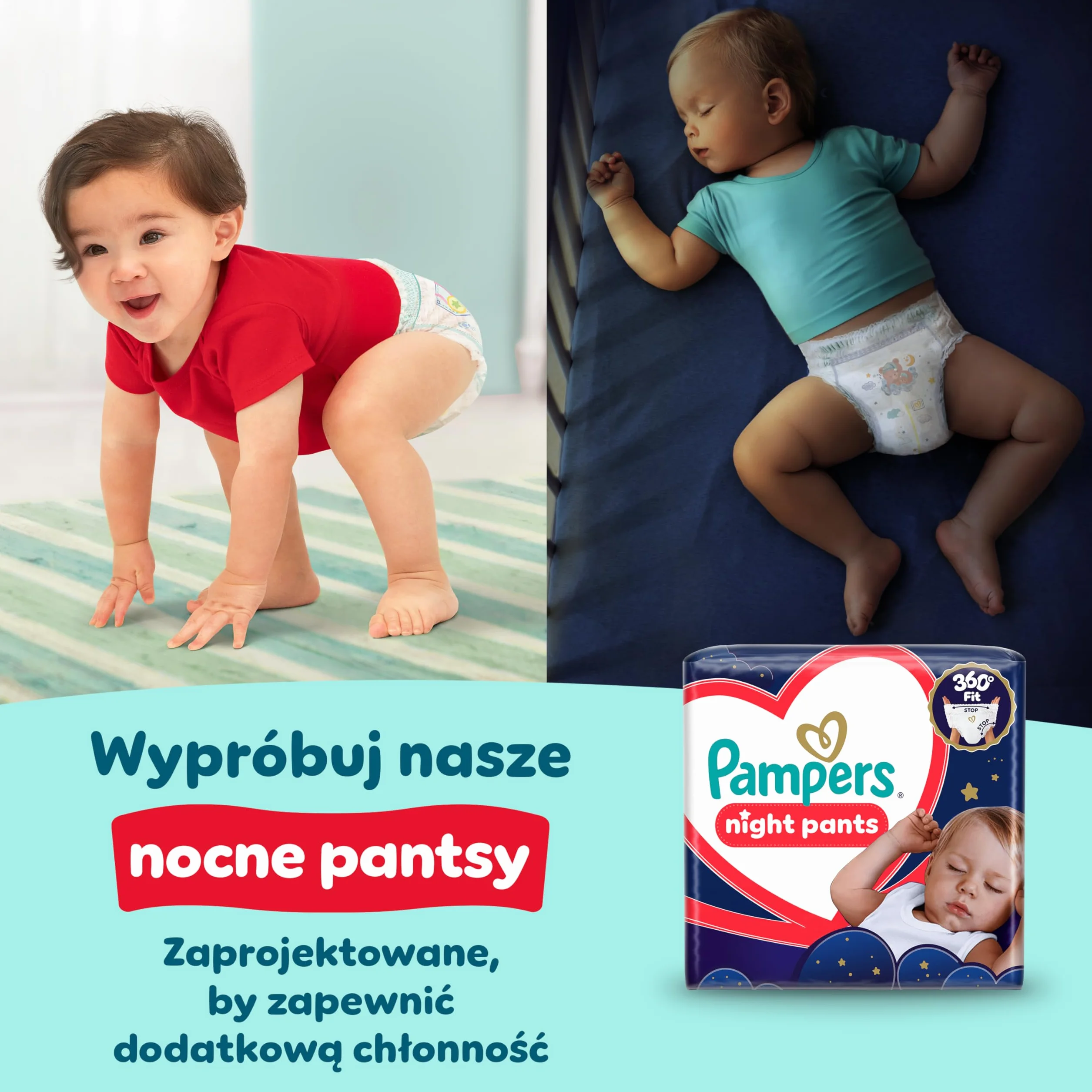 Pampers Premium Care Pieluchomajtki Rozmiar 4, 94 szt., 9kg-15kg, pełne dopasowanie 360° i miękkie osłonki wokół nogawek zapewniają największy komfort i najlepszą ochronę