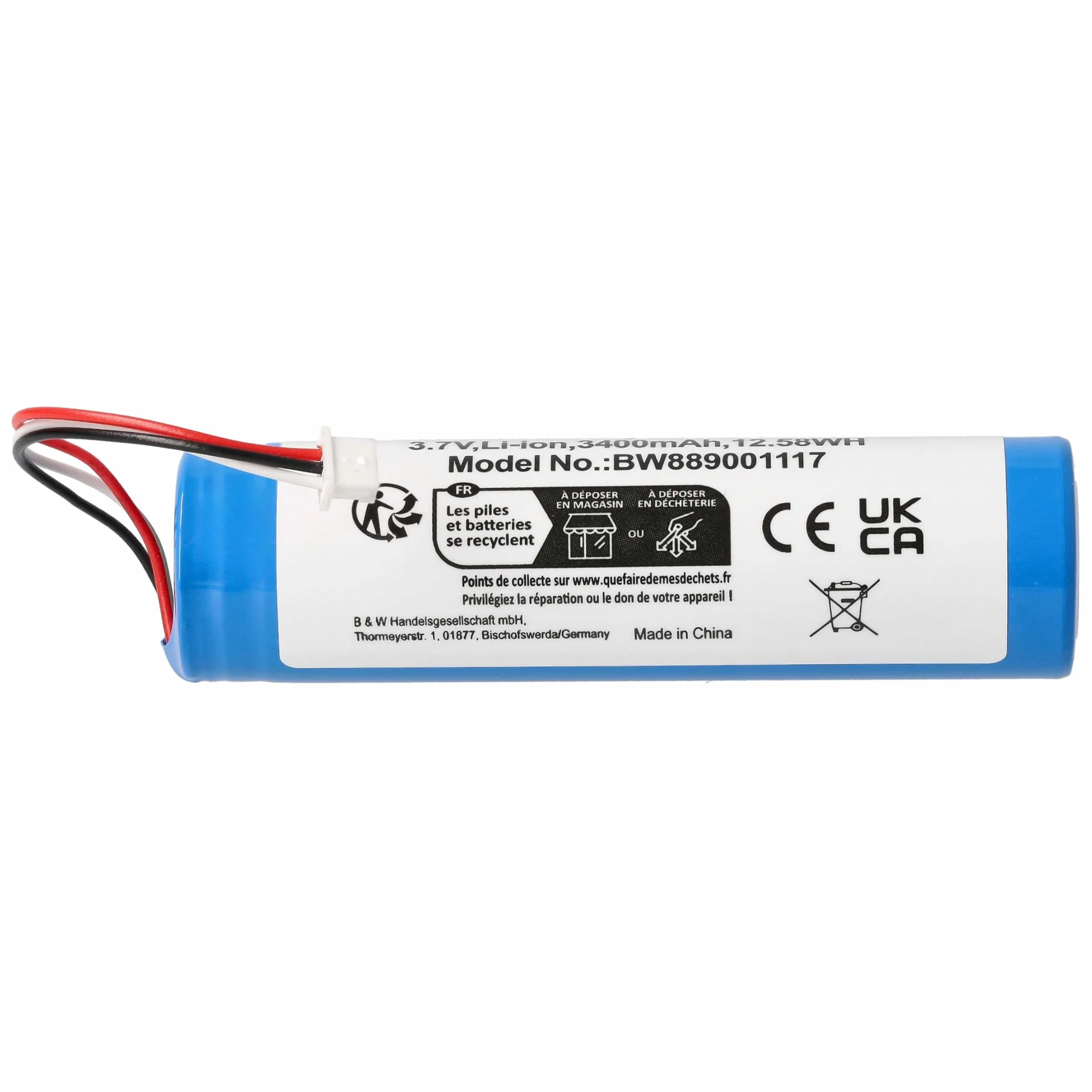vhbw Bateria kompatybilna z Philips Avent SCD833, SCD735/26, SCD733/26, SCD831, SCD831/26 niani (3400 mAh, 3,7 V, litowo-jonowa)