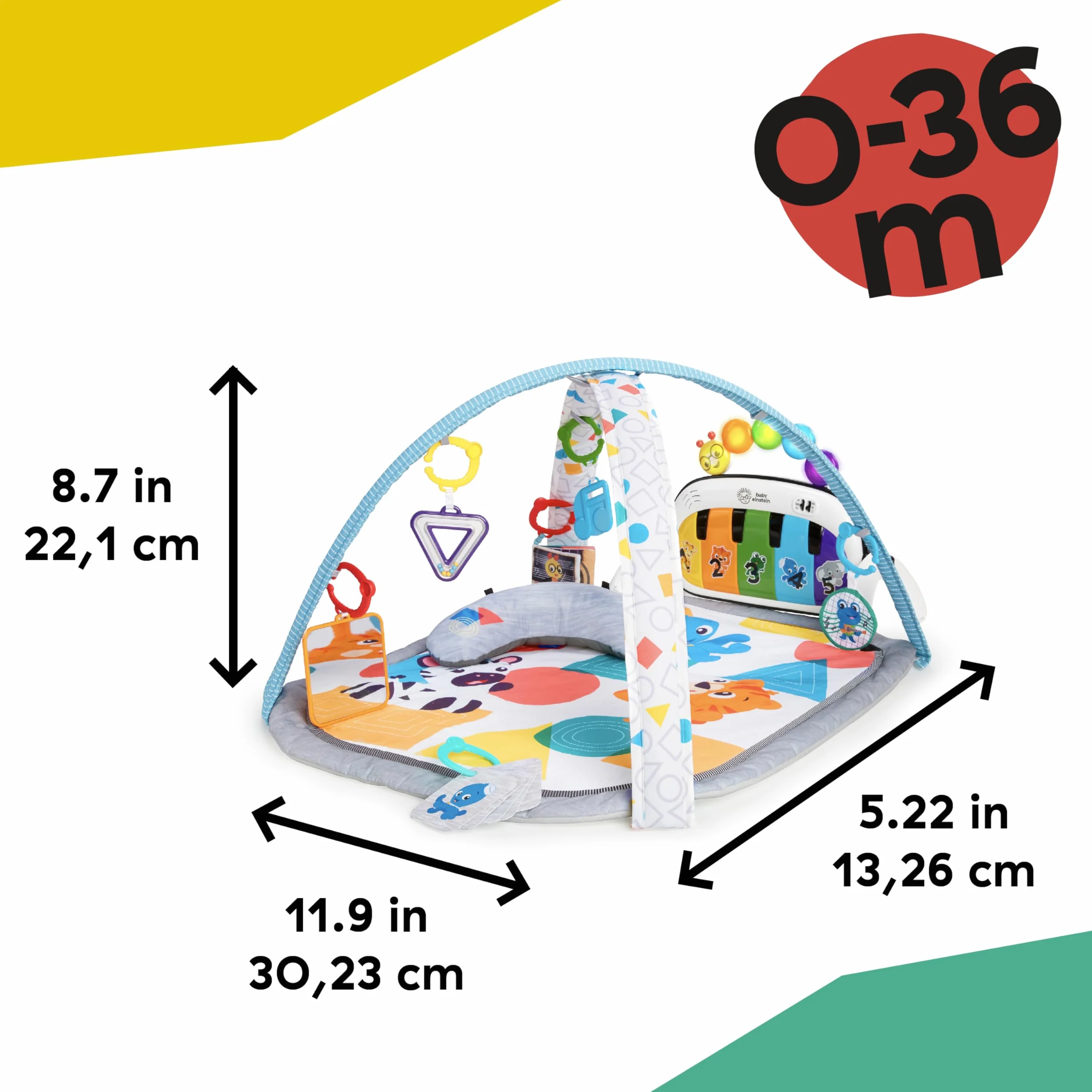Baby Einstein 11749 Mata Edukacyjna, Wielokolorowy