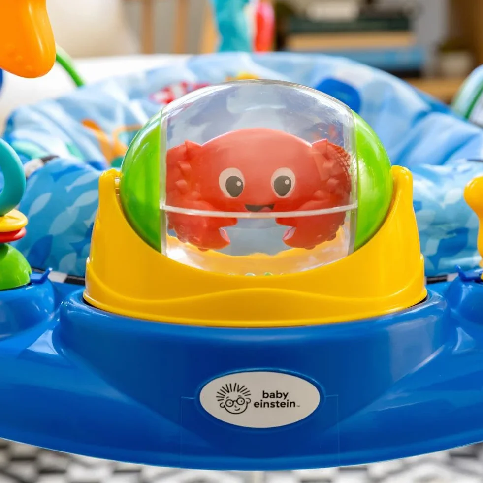 Baby Einstein 10455 Interaktywny Skoczek, Niebieski