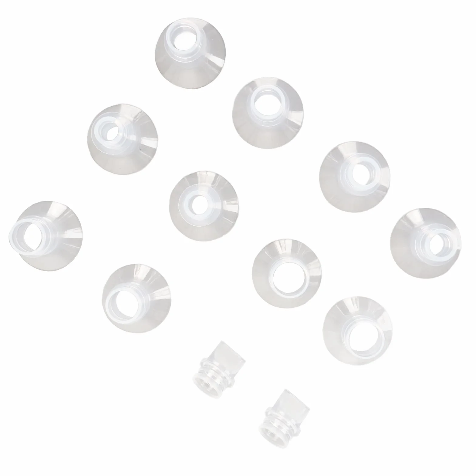 Wkładki Kołnierzowe 10 szt., 13 Mm 15 Mm 17 Mm 19 Mm 21 Mm Akcesoria do Laktatorów Części Zamienne Kołnierz