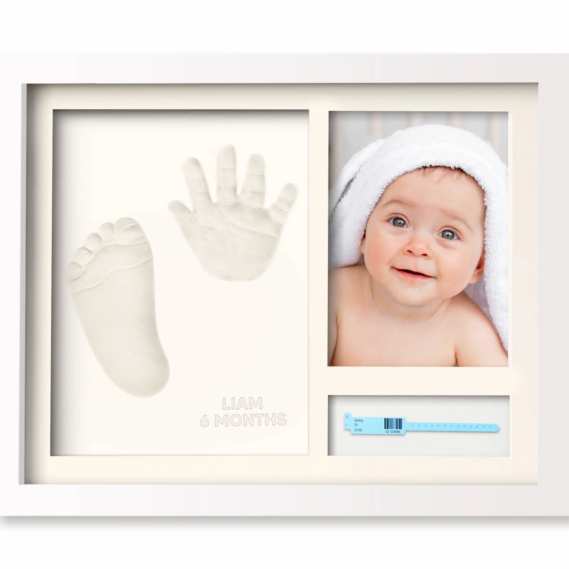 NOEL Baby Handprint Keepsake Frame Set