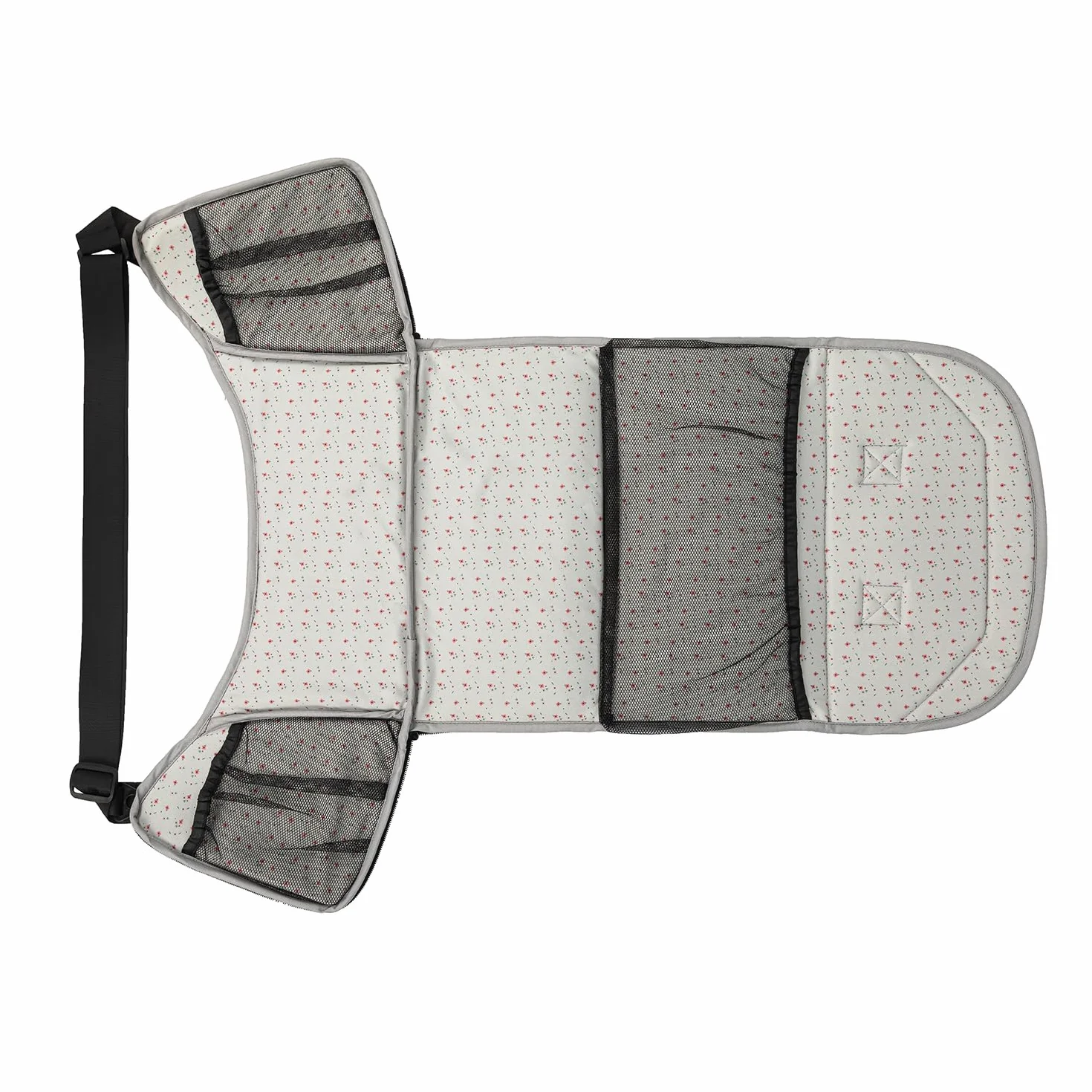 MoMi GISELLE Wózek dziecięcy kombi 2 w 1 z funkcją buggy, 5-punktowy pas bezpieczeństwa, od 1. dnia życia, do 22 kg masy ciała (wózek), kosz na zakupy, materac, ochrona przed deszczem i torba do