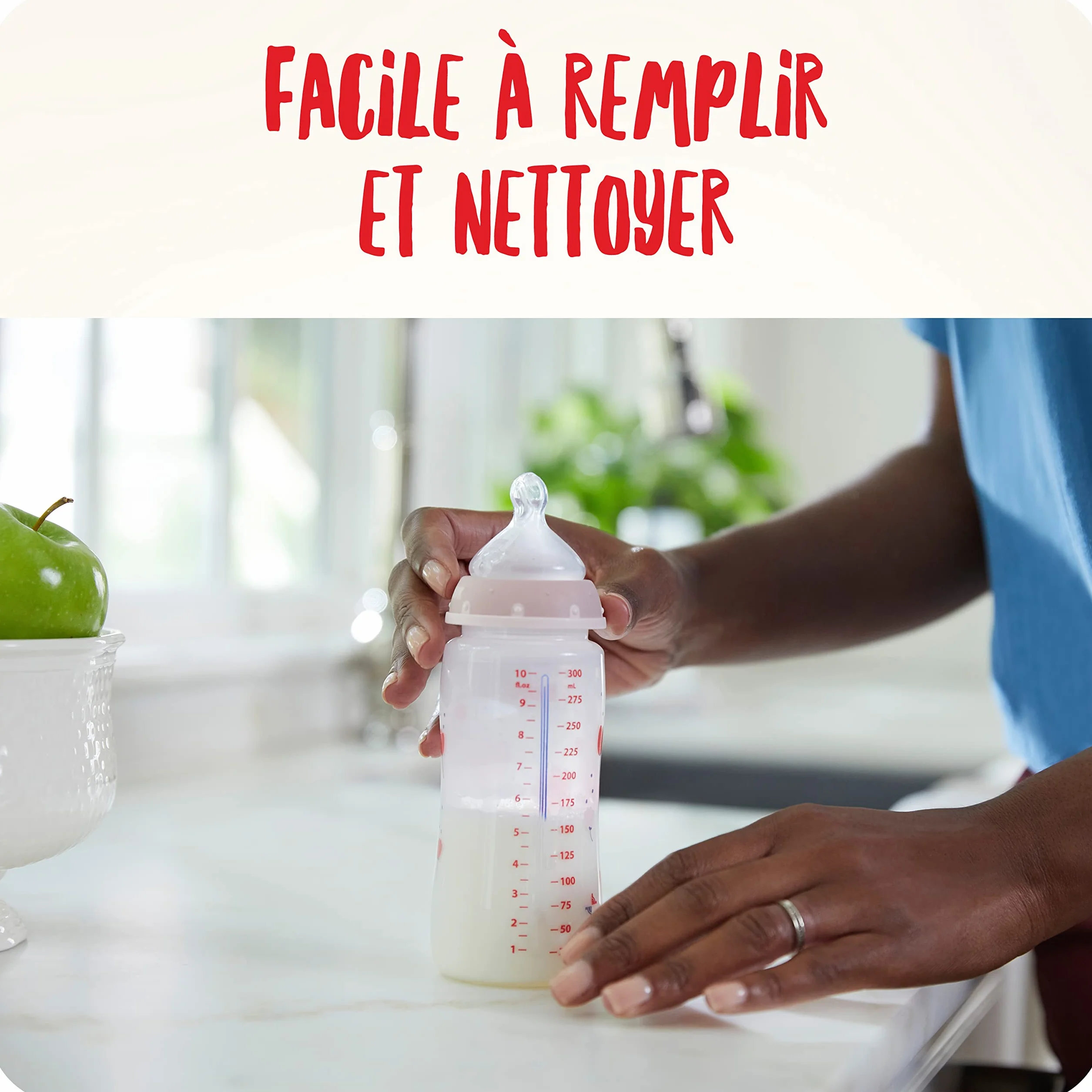 NUK First Choice+ butelka dla niemowląt, 0-6 miesięcy, kontrola temperatury, silikonowy smoczek, zawór antykolkowy, bez BPA, 150 ml