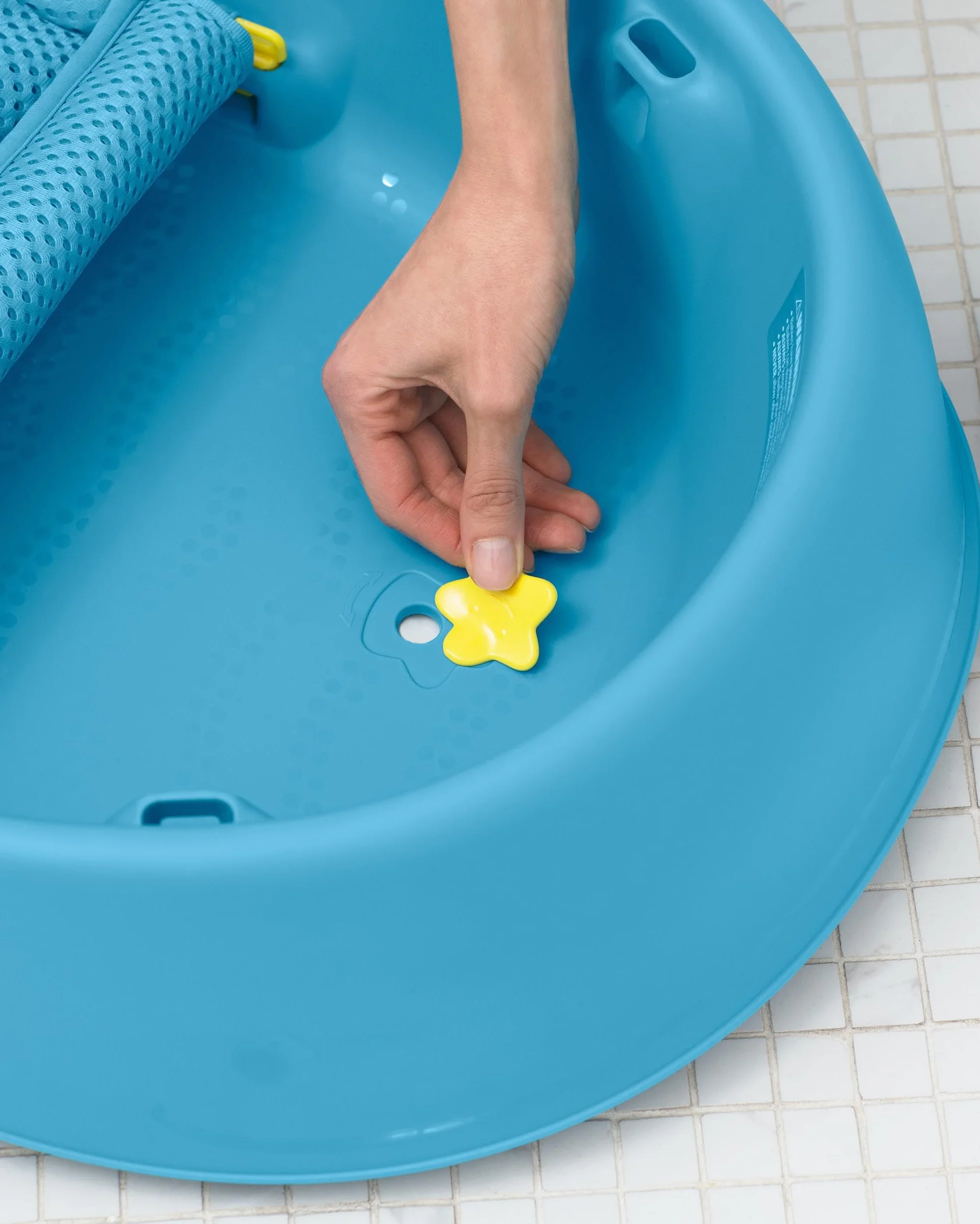 Skip Hop 235465 Moby Smart Sling 3-Stage Baby Bath Tub, Blue