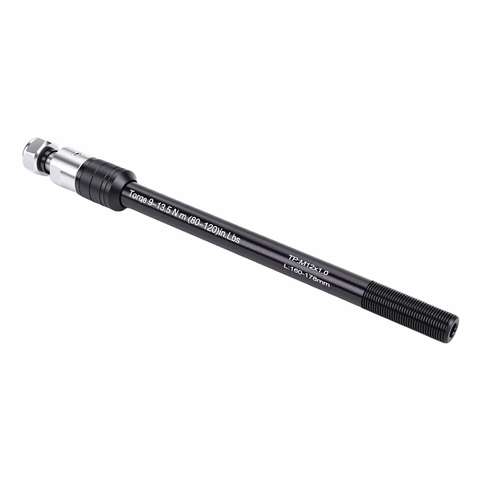 Jiawu Oś Przelotowa do Przyczepki Rowerowej, Regulowany wał ze Stopu Aluminium ze Stali Nierdzewnej, Adapter Osi Przelotowej, Adapter do Zaczepu Przyczepki Rowerowej Rowerów Szosowych i Górskich 135