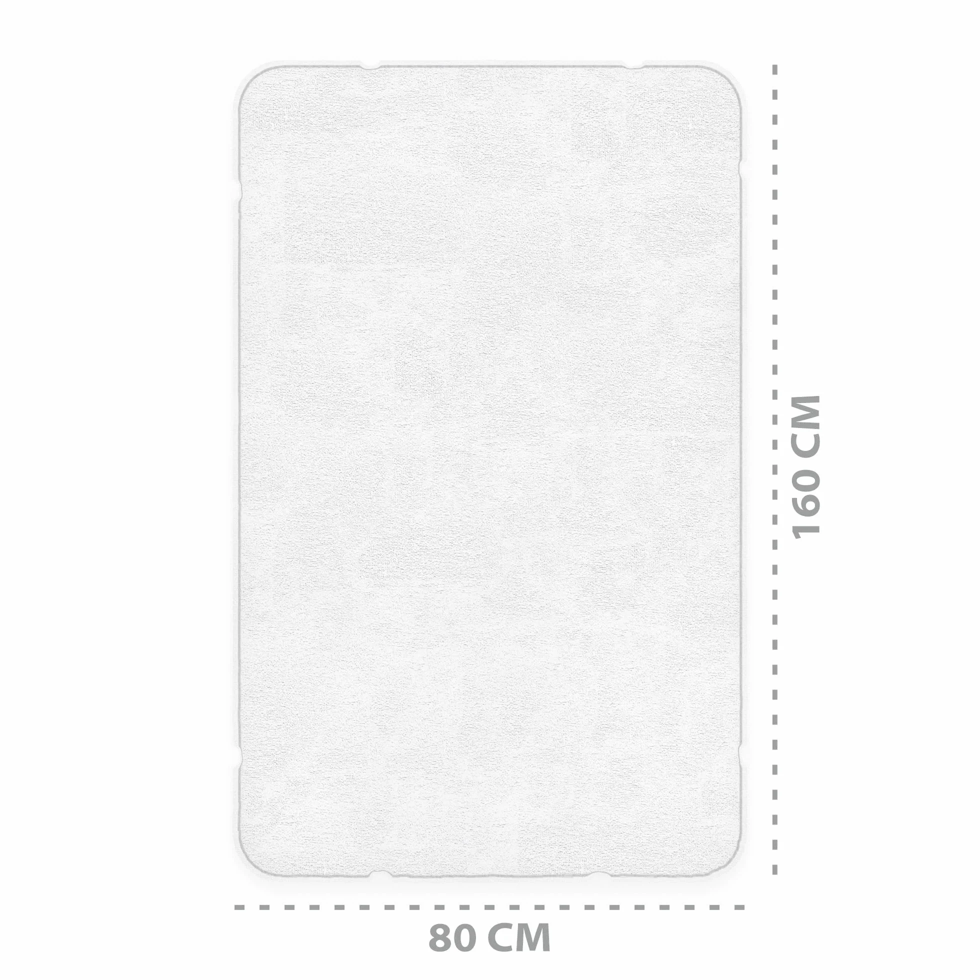 Ochraniacz na materac wodoodporny ochraniacz na materac dziecięcy dla dziecka z nakładką na materac - 160 x 80 cm prześcieradło chroniące przed wilgocią wodoodporny ochraniacz na materac