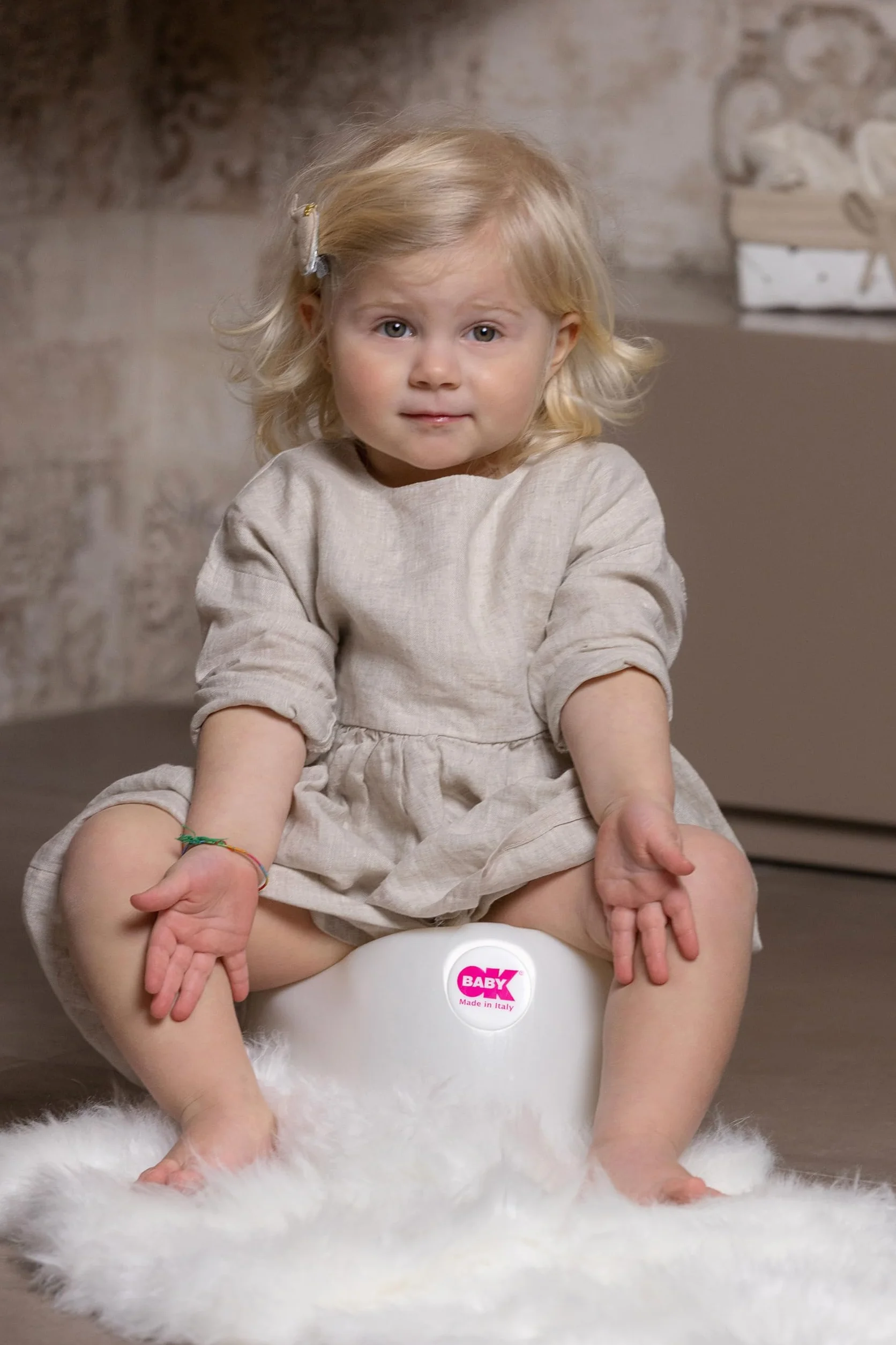 OK Baby N37097230X Relax – klasyczny nocnik do pierwszego treningu toalety, turkusowy