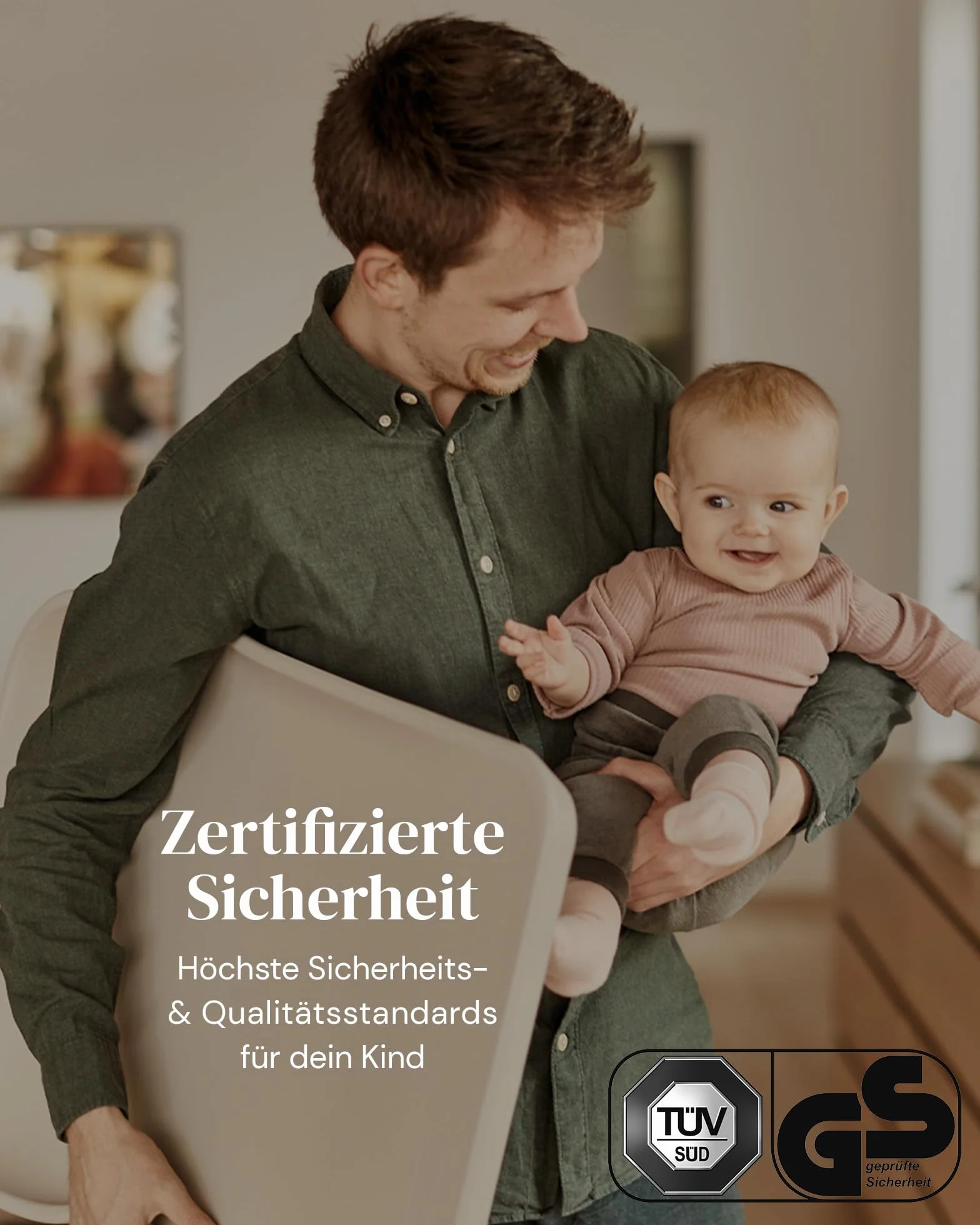 Leander Matty™ Mata do przewijania 50 x 70 cm, Mocca – aksamitnie miękka podkładka do przewijania, odporna na działanie wody i zmywalna, antypoślizgowa, wyprodukowana w Danii
