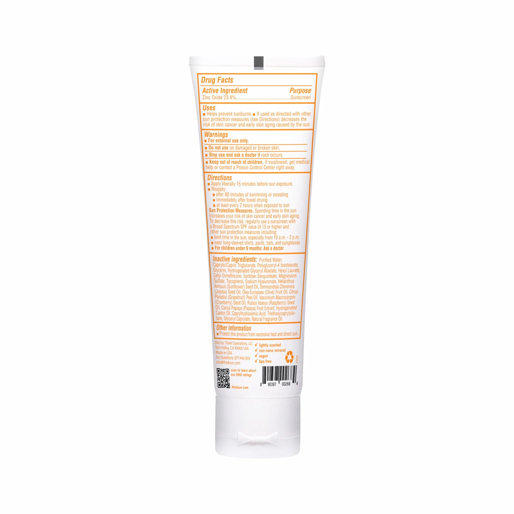 Thinkbaby Baby Suncreen - SPF 50+ - 3 fl oz by Thinkbaby
