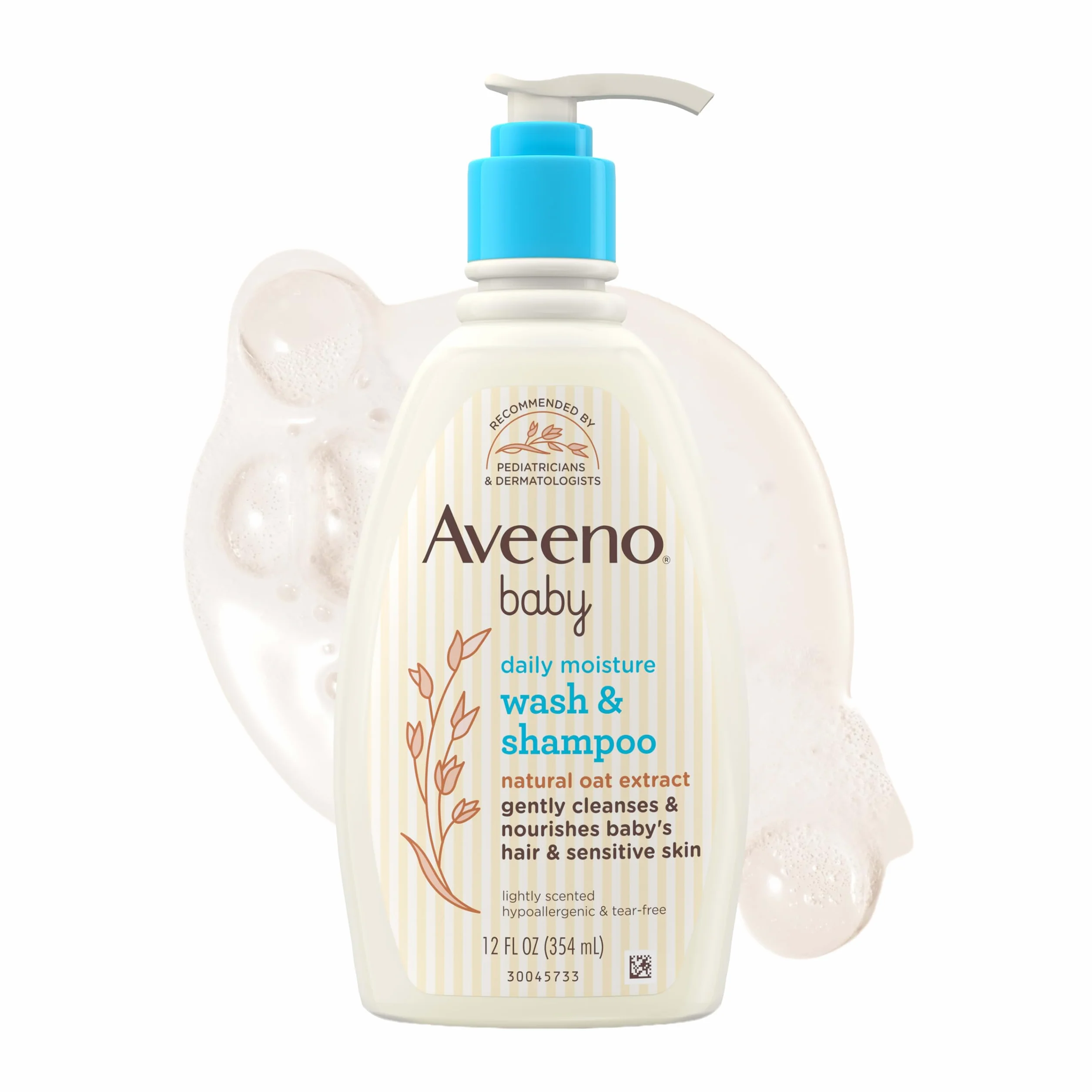 Aveeno Baby Mycie i szampon - 12 uncji.