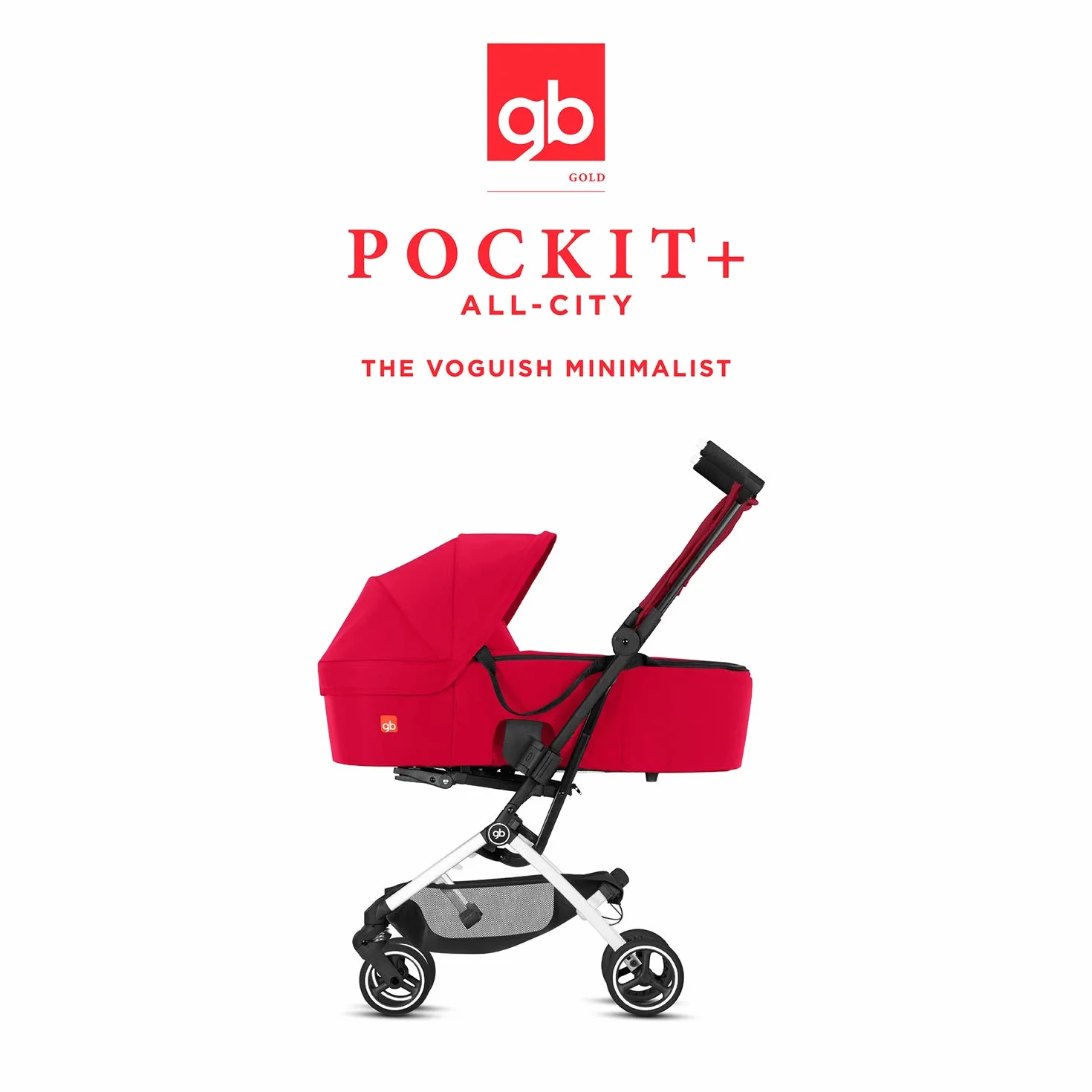 gb Cybex Brand Gold Wózek dziecięcy Pockit+ All-City, Ultra compact, Od 6 miesięcy do 22 kg(ok. 4 lata), Fashion Collection, Velvet Black