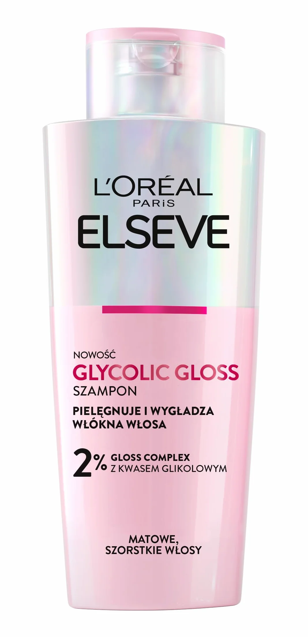 Elseve Glycolic Gloss Szampon do włosów szorstkich i matowych 200Ml