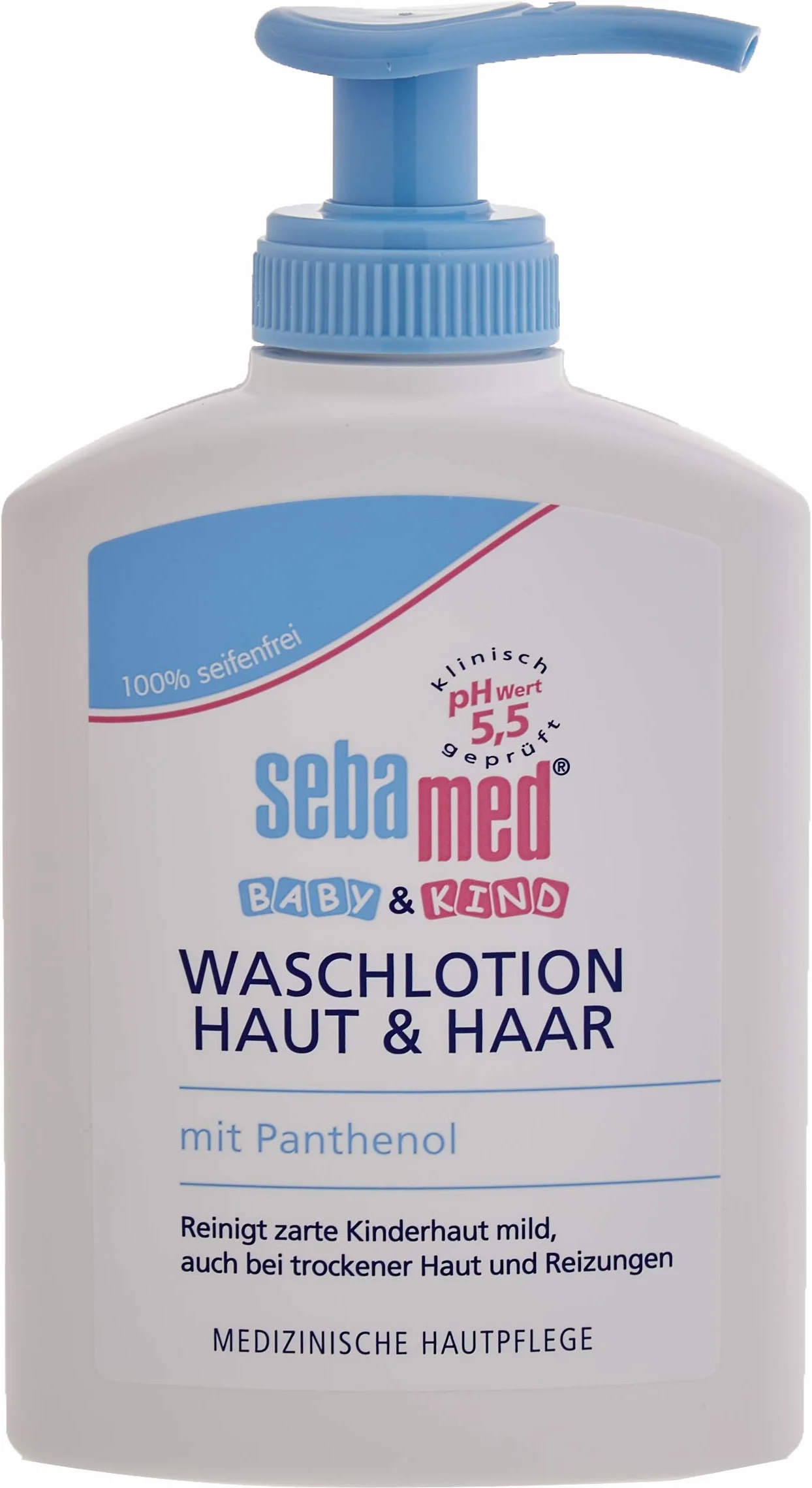 Sebamed Balsam do mycia skóry i włosów dla niemowląt i dzieci, 3 sztuki, łagodnie oczyszcza delikatną skórę dziecka, również w przypadku suchej skóry i podrażnień, 200 ml (3 sztuki)
