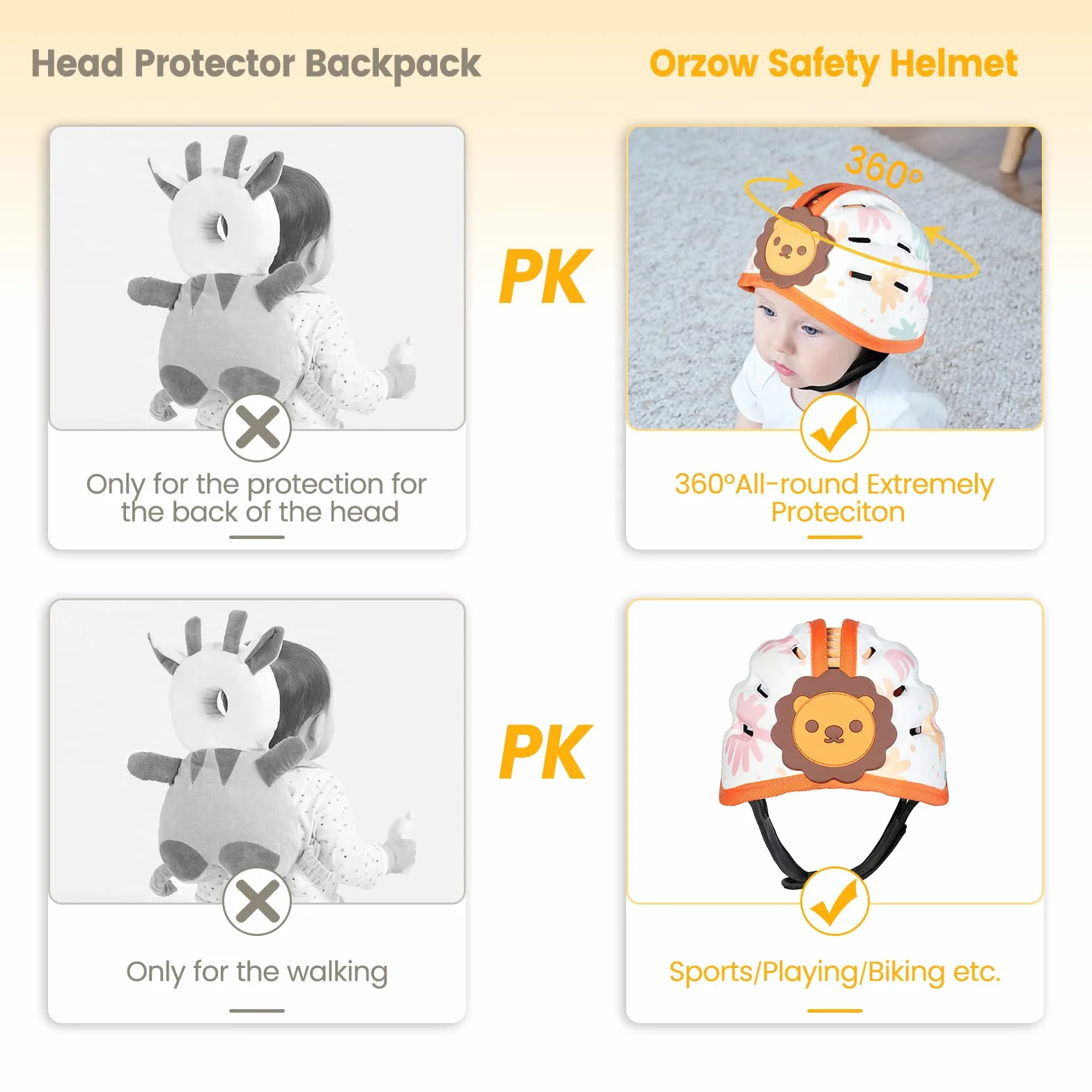 A10220 Kask ochronny dla niemowląt