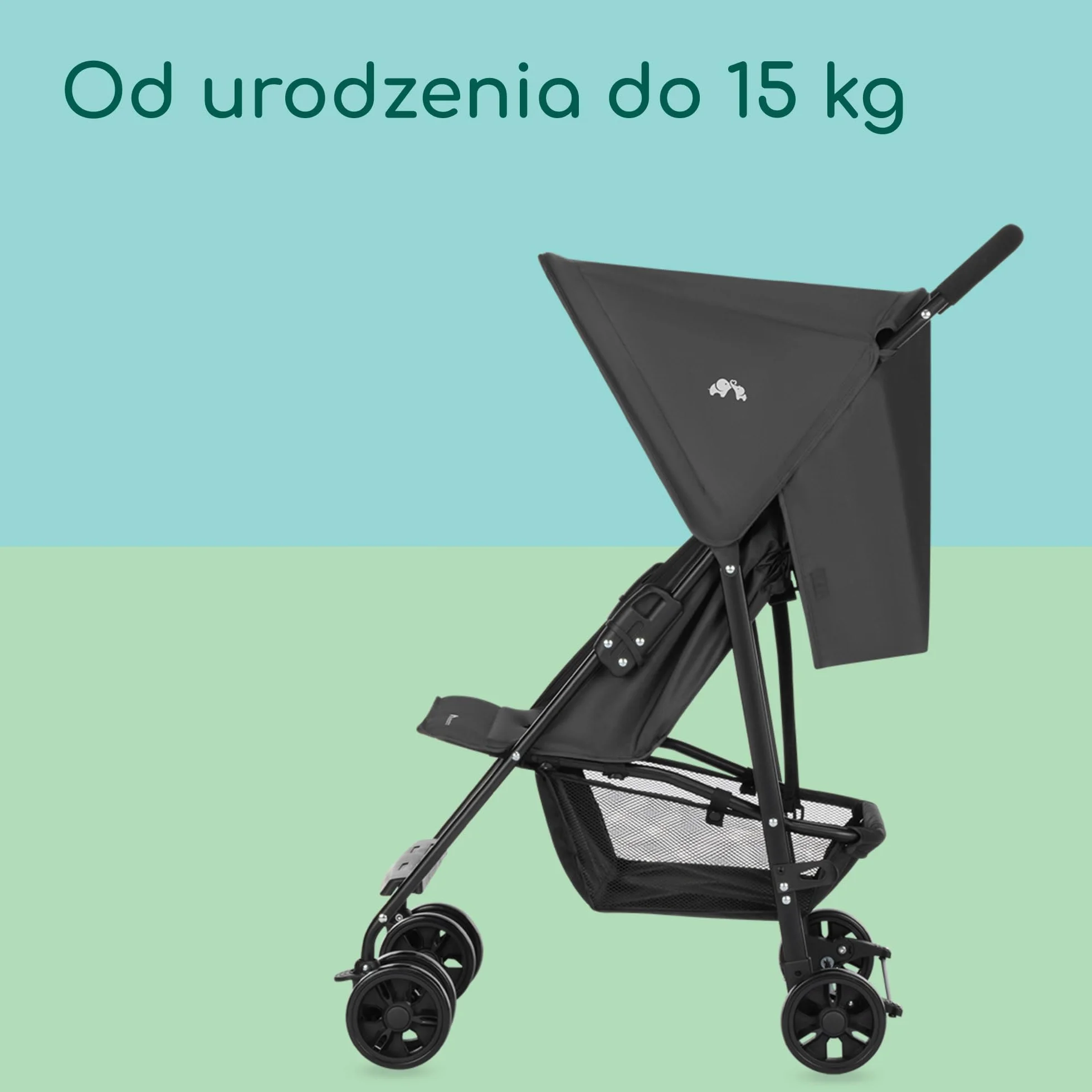 Bebeconfort Snow, Wózek Dziecięcy, 0 Miesięcy - 3,5 Roku, 0-15 Kg, Wózek Spacerowy, Lekki i Składany, Mineral Graphite