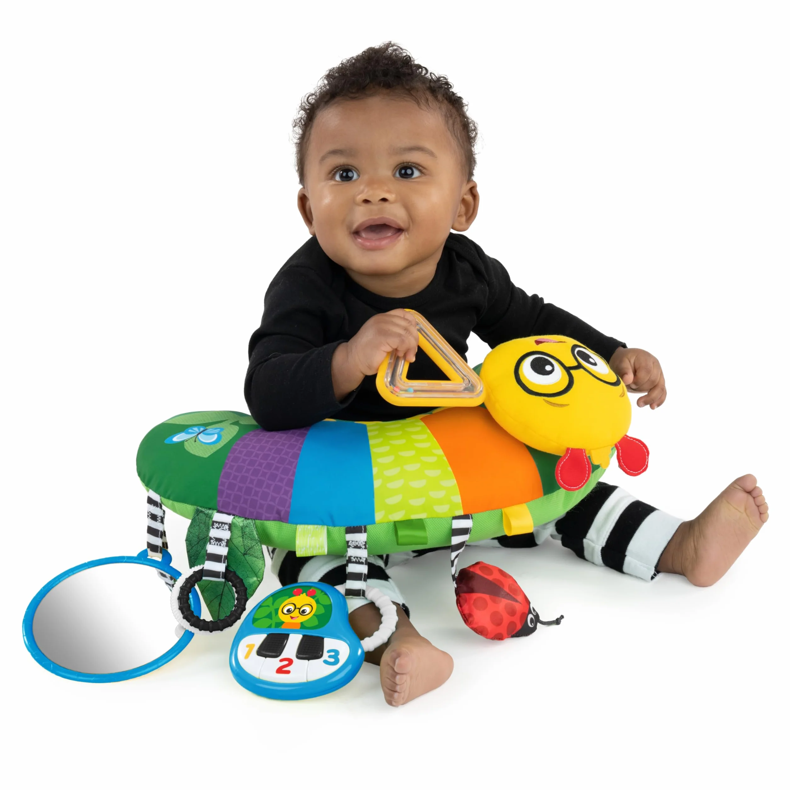 Baby Einstein, Cal-a-Pillow poduszka do aktywności na brzuchu, multisensoryczna, od 0+ miesięcy