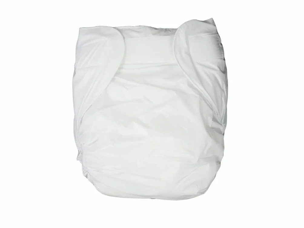 Haian Pieluchy AIO PVC dla dorosłych z nietrzymaniem moczu (białe, L-XXL)