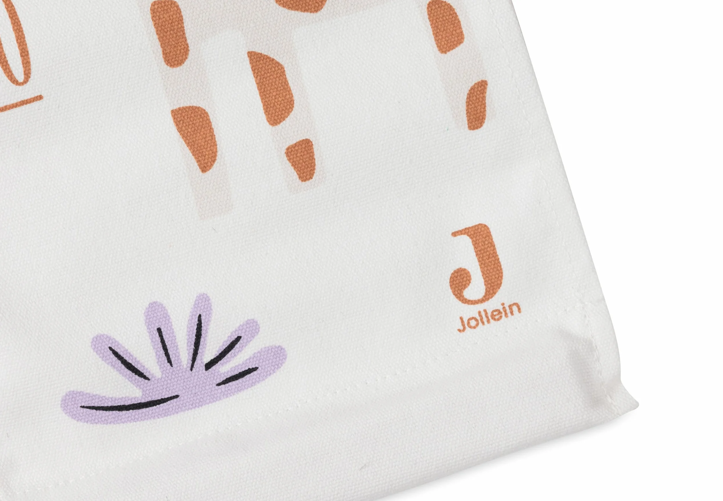 Jollein poprzeczka dla dzieci - Jungle Jambo - 100% bawełna - długość 140 cm - nadruk zwierząt z dżungli