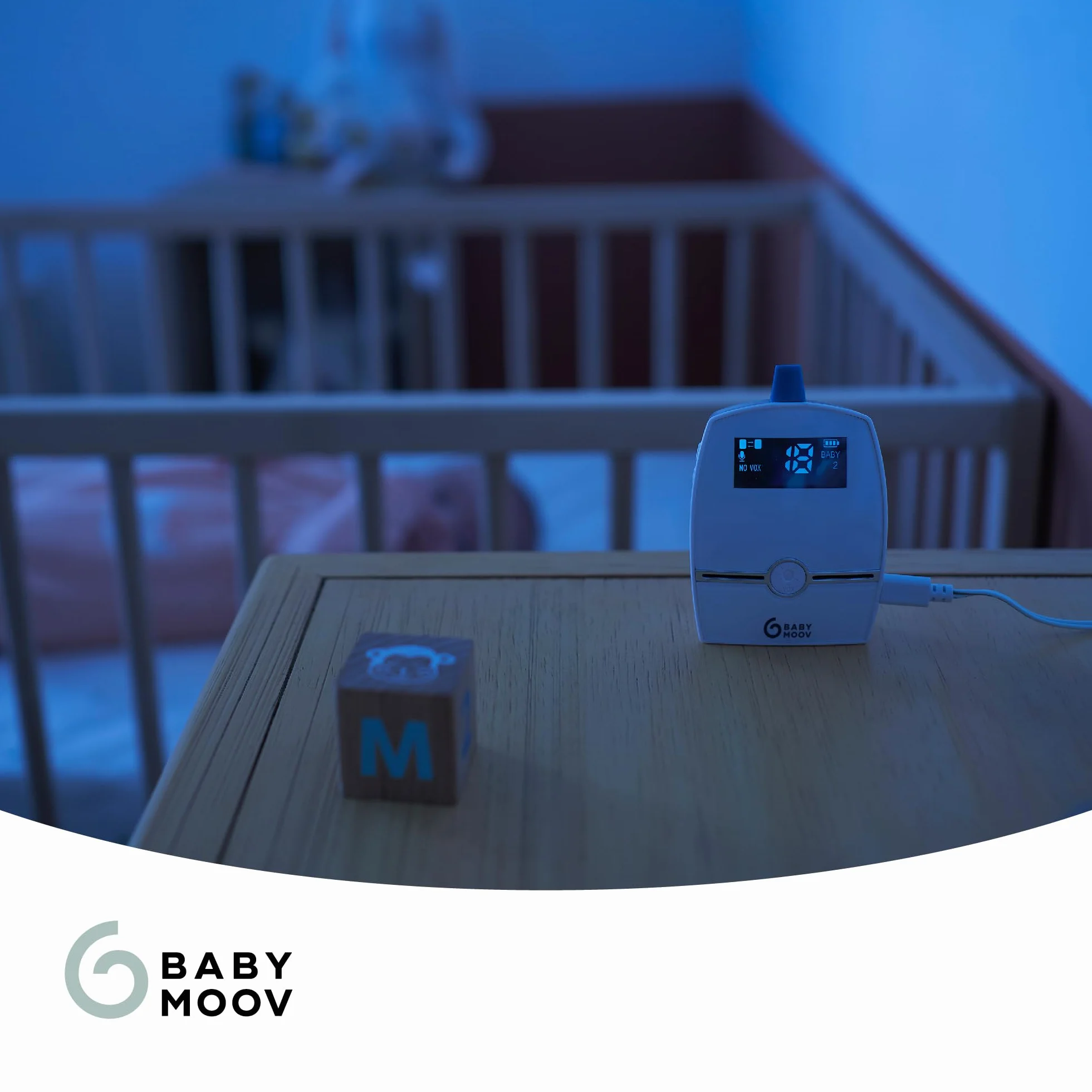 Babymoov A014204 Niania Elektroniczna, Biały