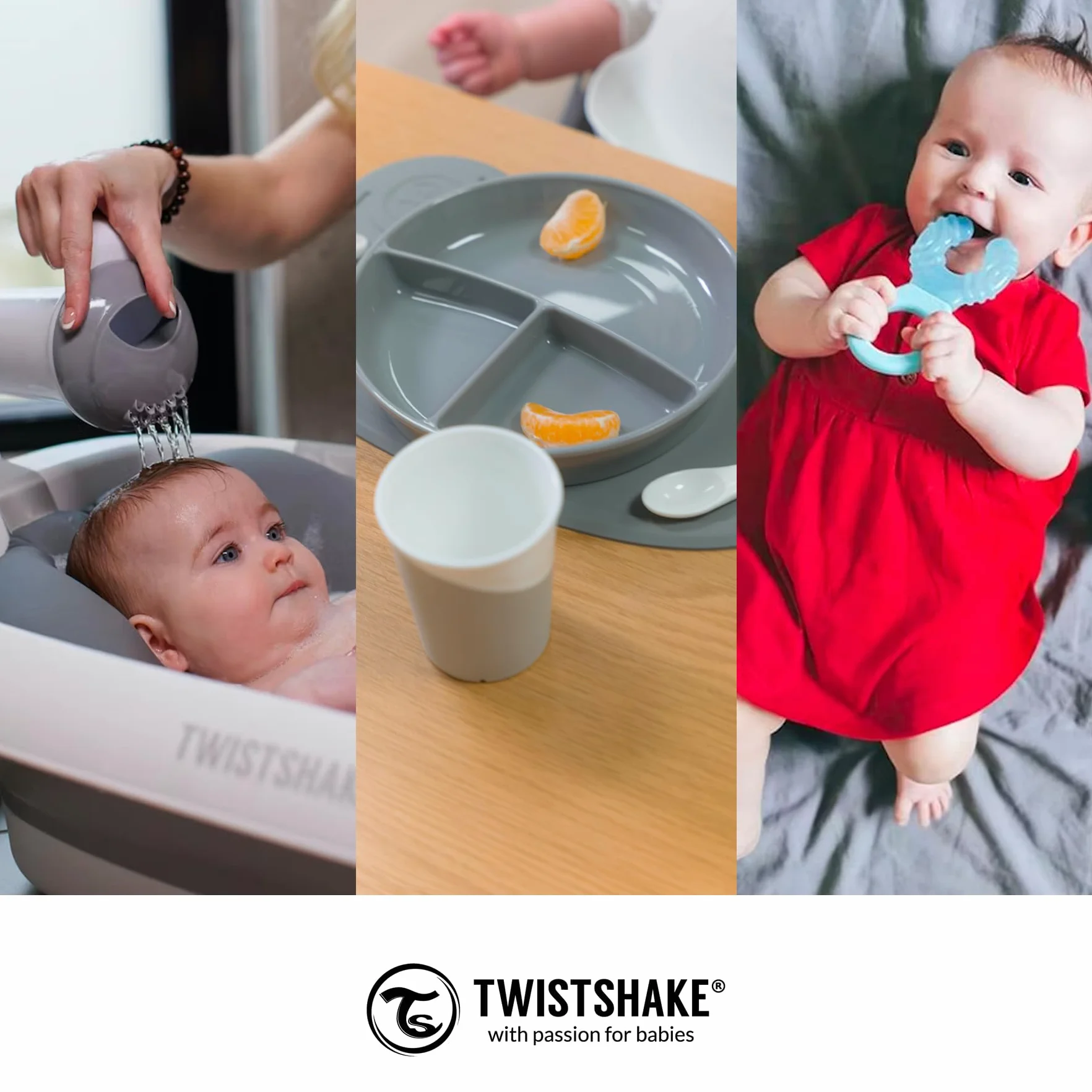 Twistshake Baby Smoczki Antykolkowe - Zestaw 2 (4 Miesięcy+) | Smoczki do Butelek dla Niemowląt o Strukturze Przypominającej Pierś | Miękki Silikonowy Smoczek dla Niemowląt | Bez BPA | Przezroczysty